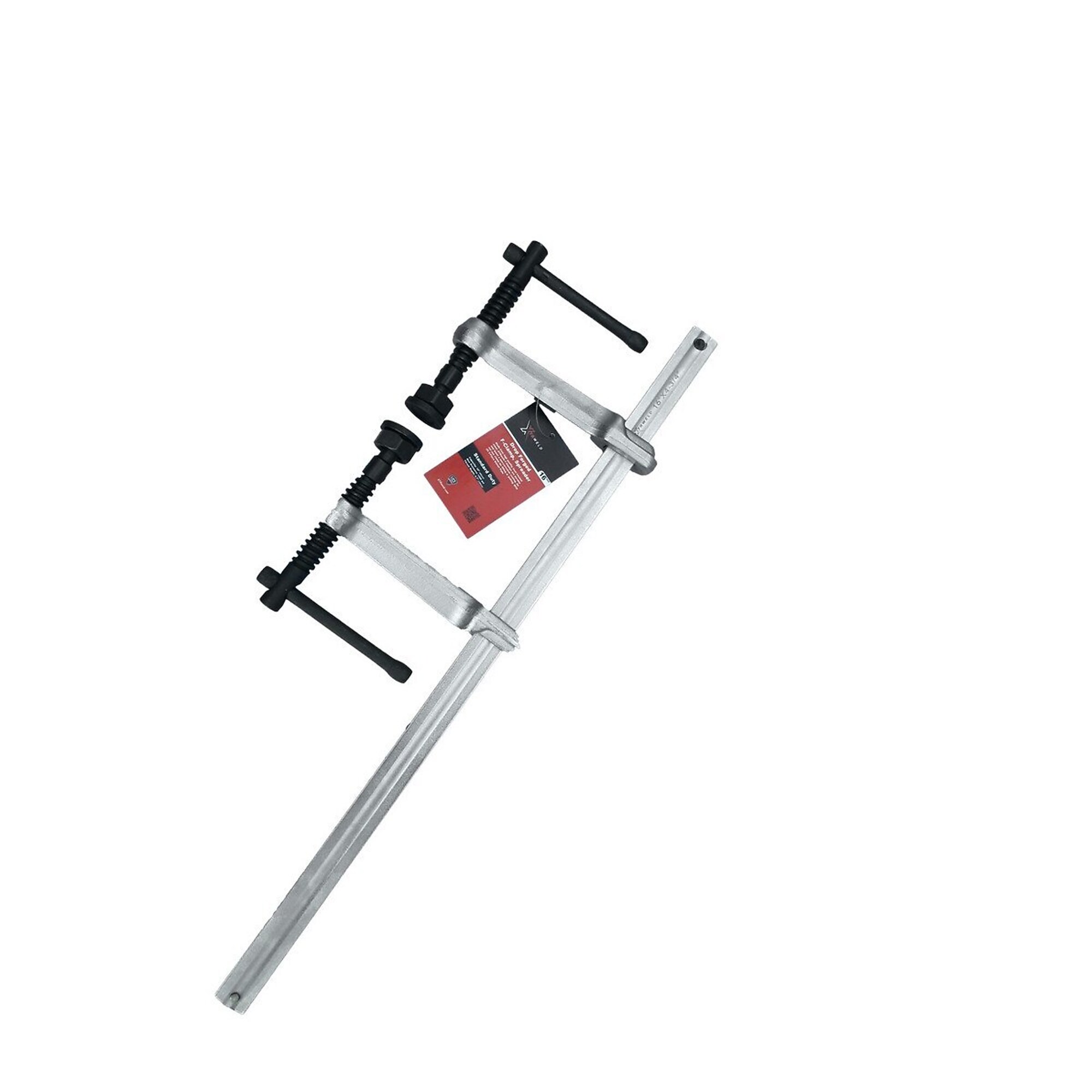 XTRweld Welding Clamp - 48in. Length, 1200 PSI, Steel, 3-Piece Swivel Pads, Model# XTRTCSB481200SD
