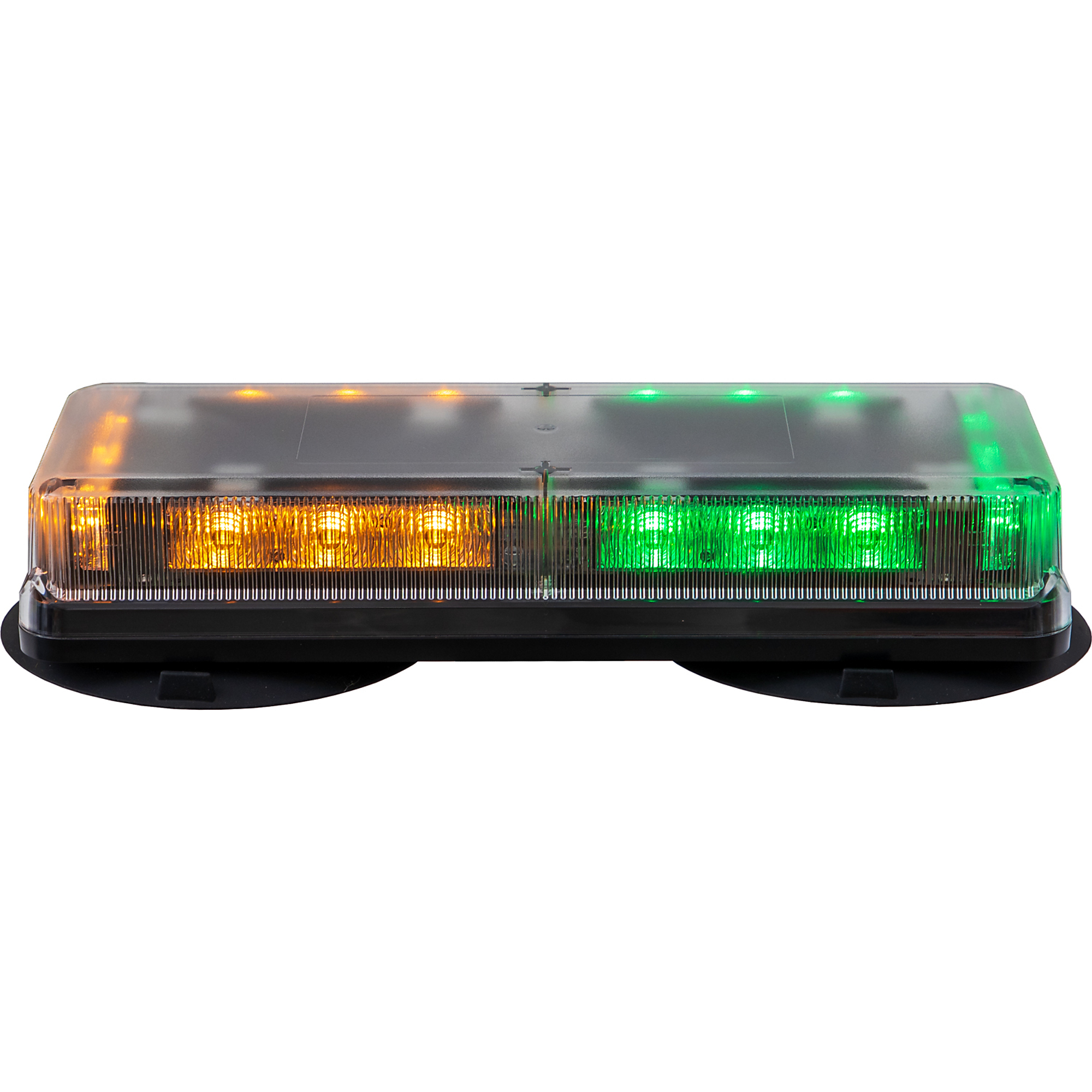 Buyers Products, Rectangular 18 LED Mini Light Bar Amber/Green, Light Type LED, Lens Color