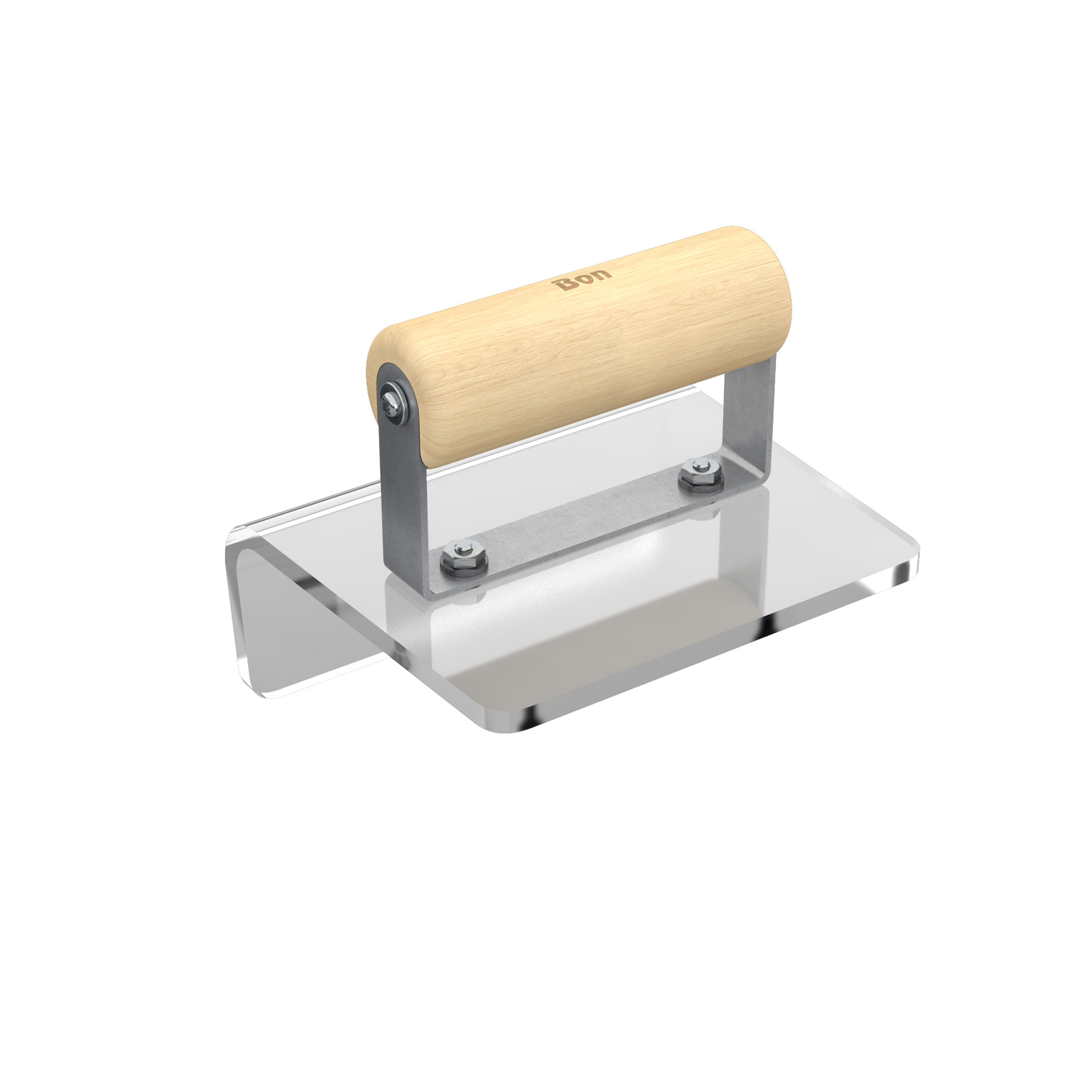 Bon, Step Tool - Plex Outside 6in. x 5in. - 1/2in. Rad, Blade Material Plexiglass, Blade Length 6 in, Blade Width 5 in, Model# 12-692