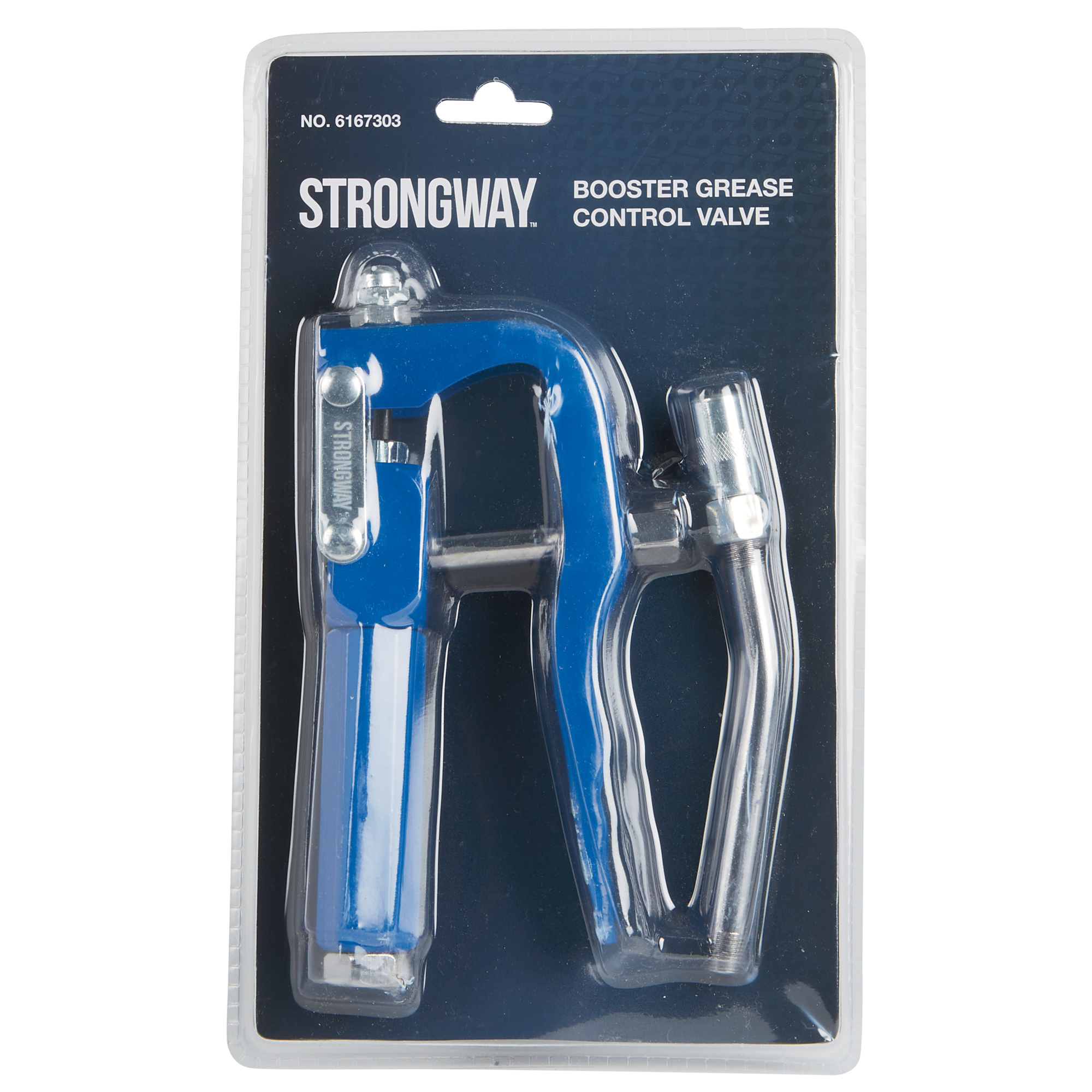 Strongway Booster Grease Control Valve with 4in. Extension Bar, 7500 Max. PSI, Grease Gun Attachment