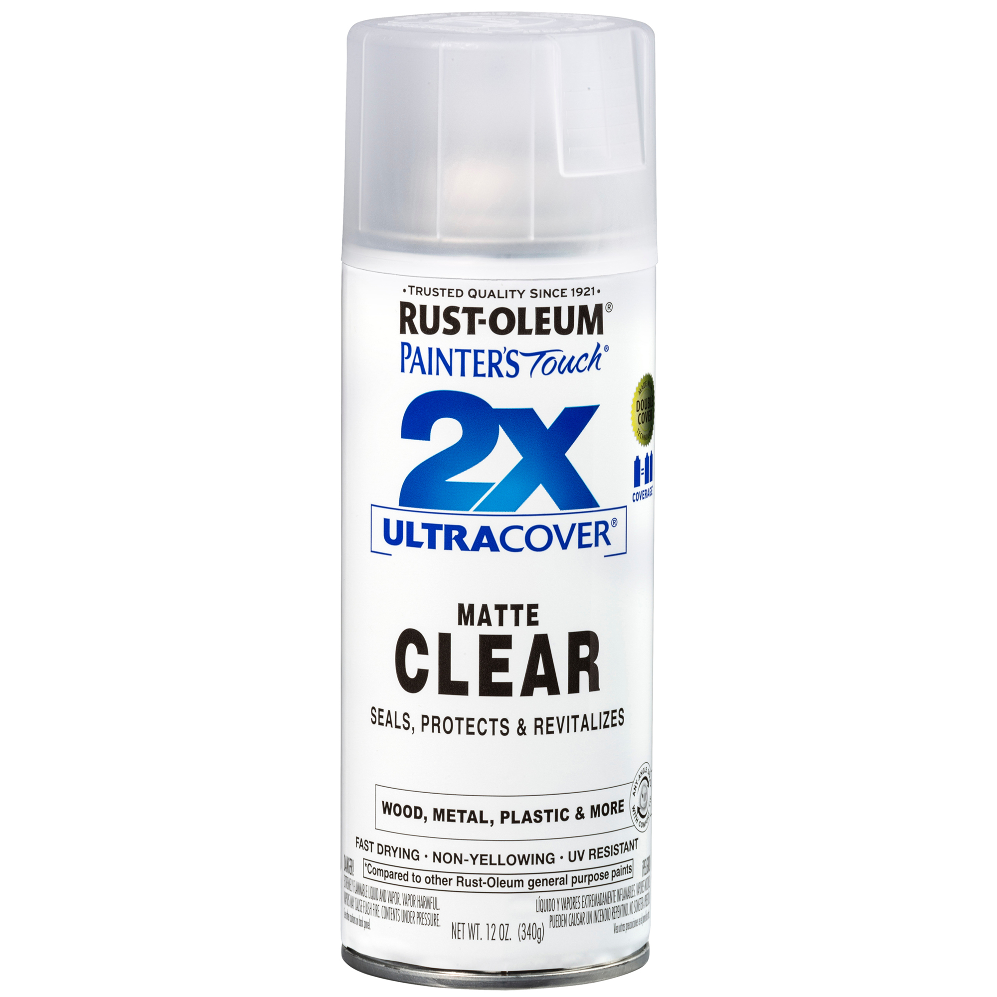 Rust-Oleum Painter's Touch 2X Spray Paint - Matte Clear, 12 Oz., 6 Pk, Model# 334022DS