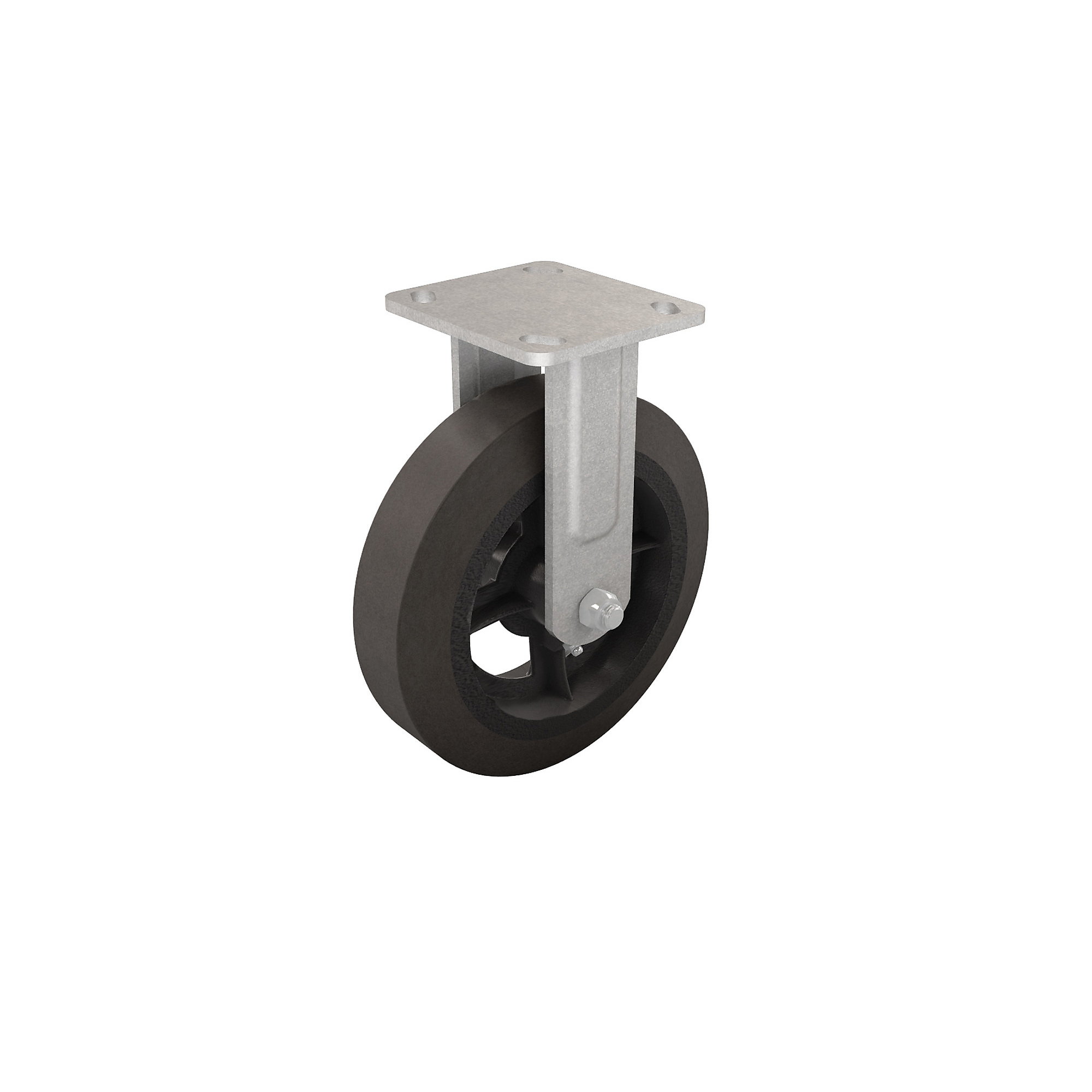 Bon, Caster - 8in. Solid Rubber Rigid, Model# 15-304 | Northern Tool