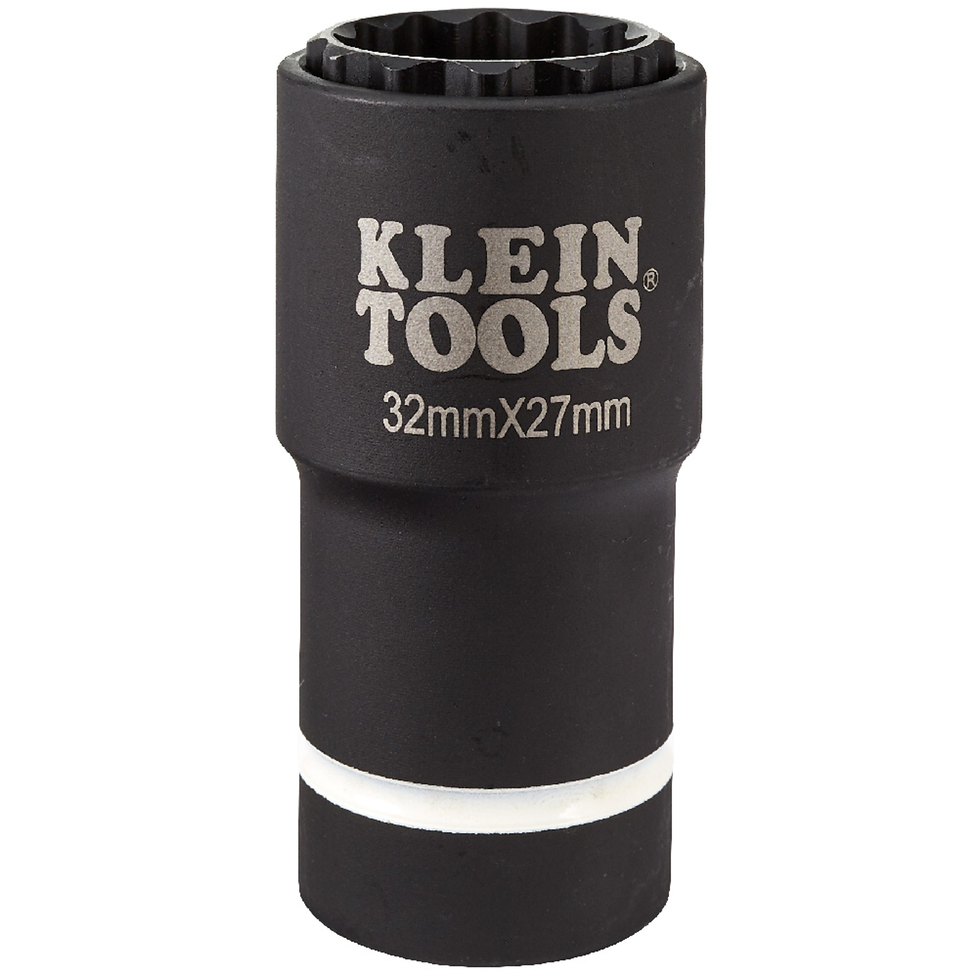 Klein Tools, 2in.-1 Metric Impact Socket, 12-Point, 32 x 27 mm, Pieces (qty.) 1 Model# 66054E