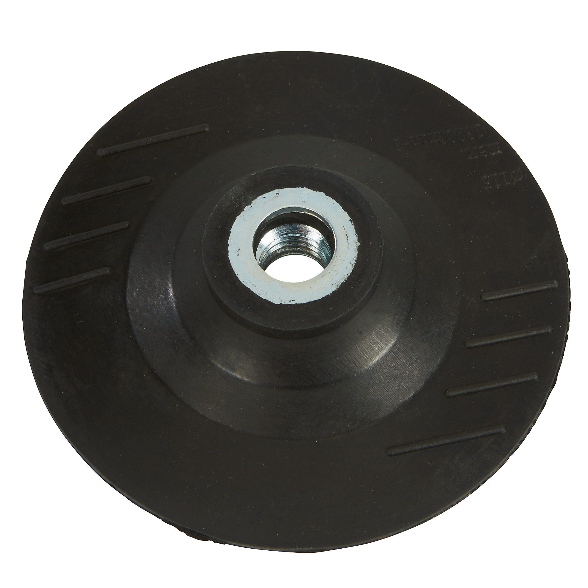 Klutch Rubber Backing Pad, 4-1/2in. x 5/8in.-11, 20,000 RPM