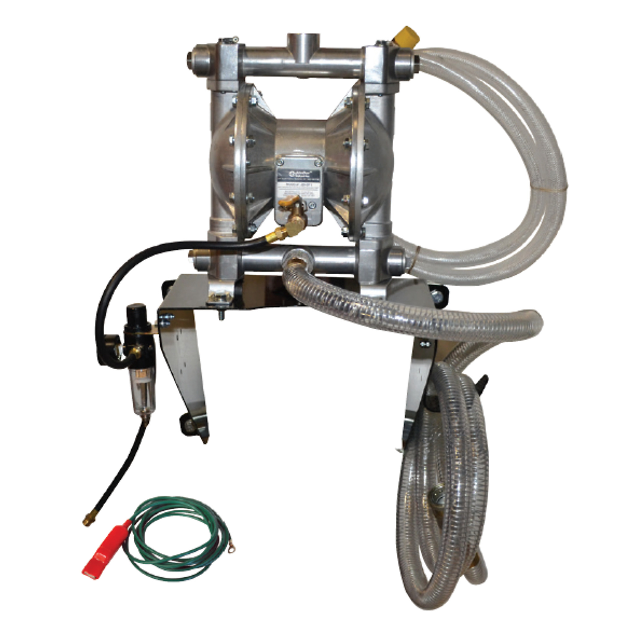 JohnDow Industries, Diaphragm Pump Evacuation System Kit, Flow 24 GPM, Inlet Port 1 in, Model# JDI-DPES