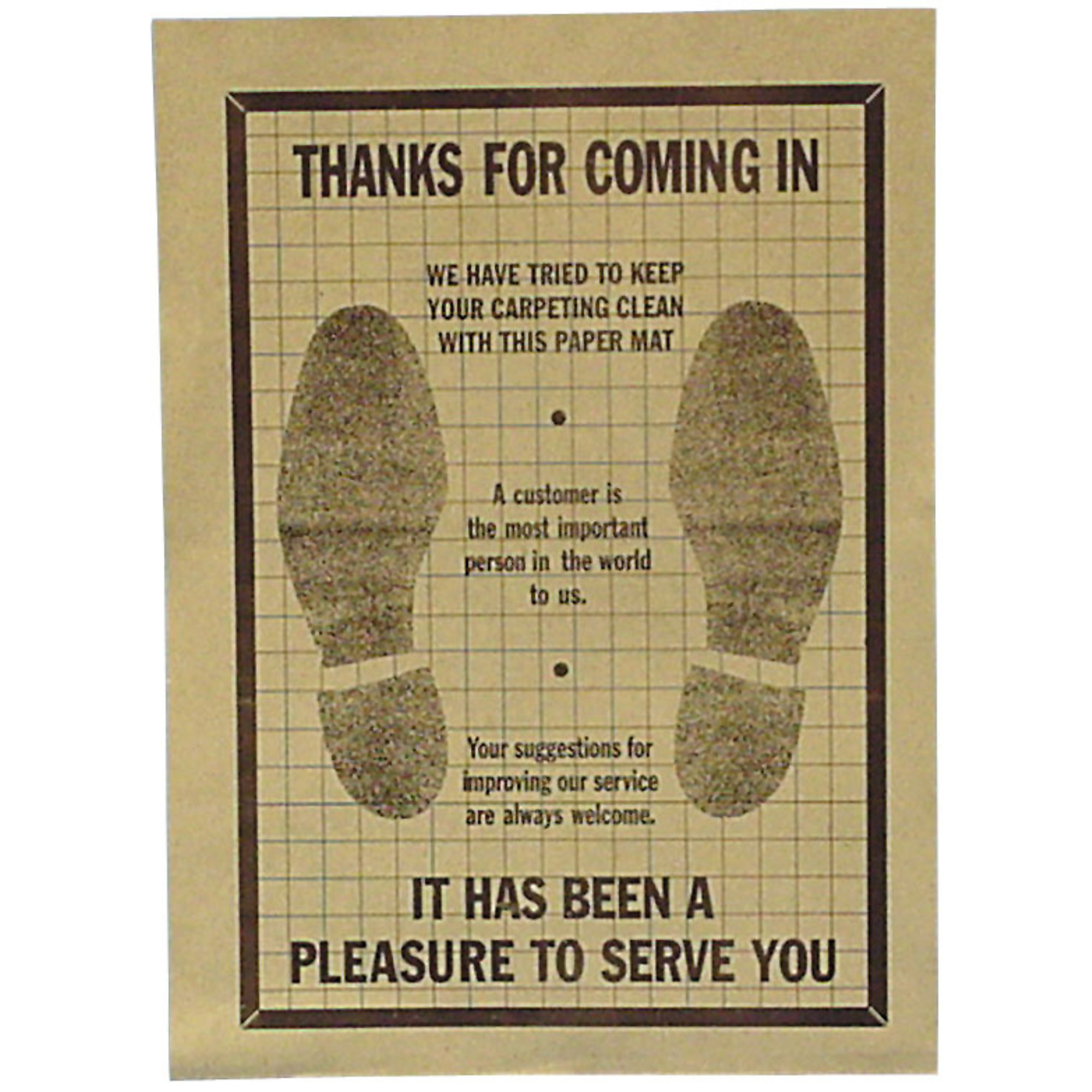 JohnDow Industries, Floor Mat - Paper - Box 500 Model# PFM-500