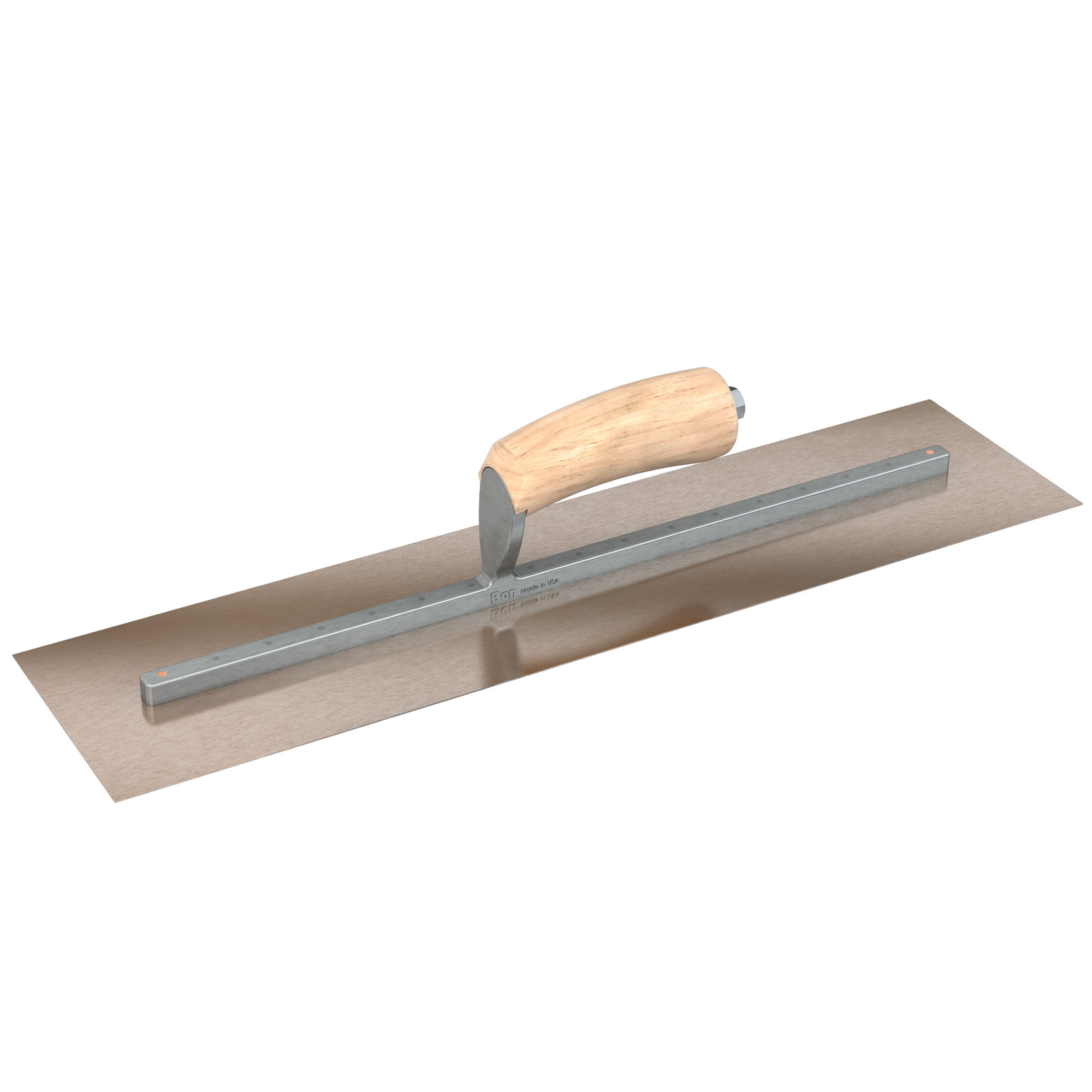 Bon Steel City, Finish Trowel-Sq.-Golden Stainless-20 x 5-Wd, Width 5 in, Length 20 in, Blade Material Stainless Steel, Model# 66-132