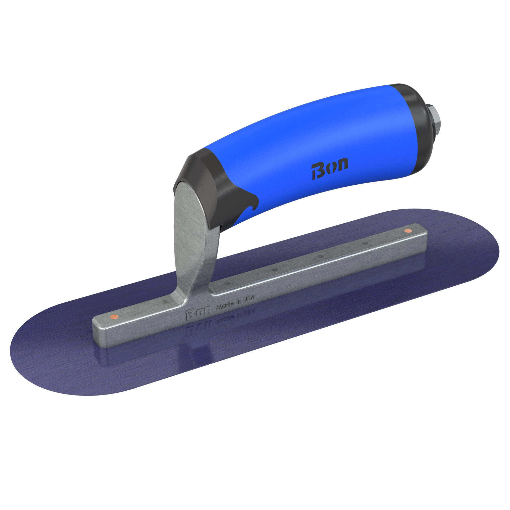 Bon Steel City, Pool Trowel - Blue Steel - 10 x 3 - CMFT Grip, Width 3 in, Length 10 in, Blade Material Blue Steel, Model# 67-160