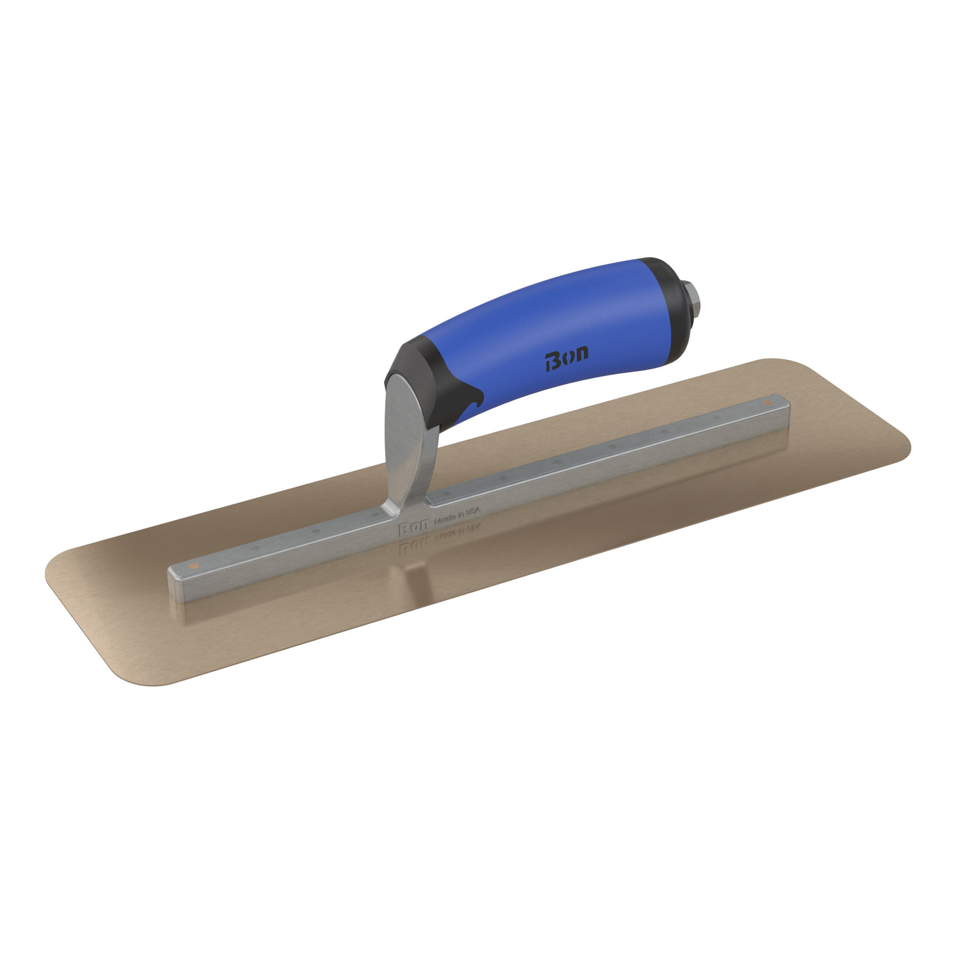 Bon Steel City, Finish Trowel - Rnd Corner - Gs - 20 x 5 - Cg, Width 5 in, Length 20 in, Blade Material Stainless Steel, Model# 67-100