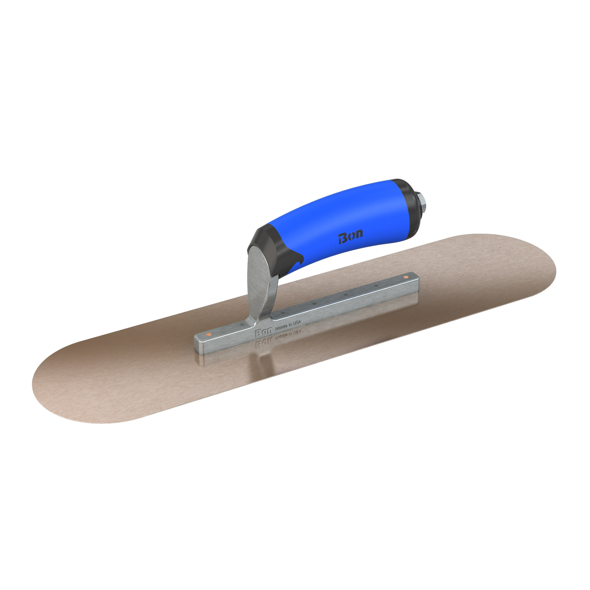 Bon Steel City, Pool Trowel-Golden Stainless-16 x 4-CMFT Grip, Width 4 in, Length 16 in, Blade Material Stainless Steel, Model# 67-106