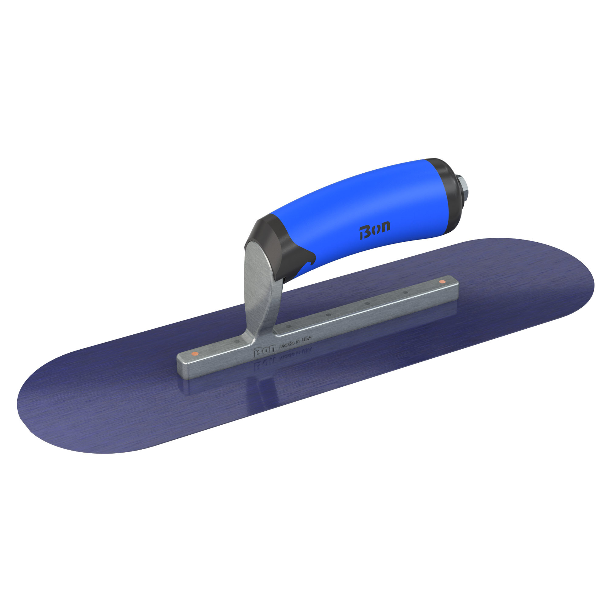 Bon Steel City, Pool Trowel - Blue Steel - 14 x 4 - CMFT Grip, Width 4 in, Length 14 in, Blade Material Blue Steel, Model# 67-164