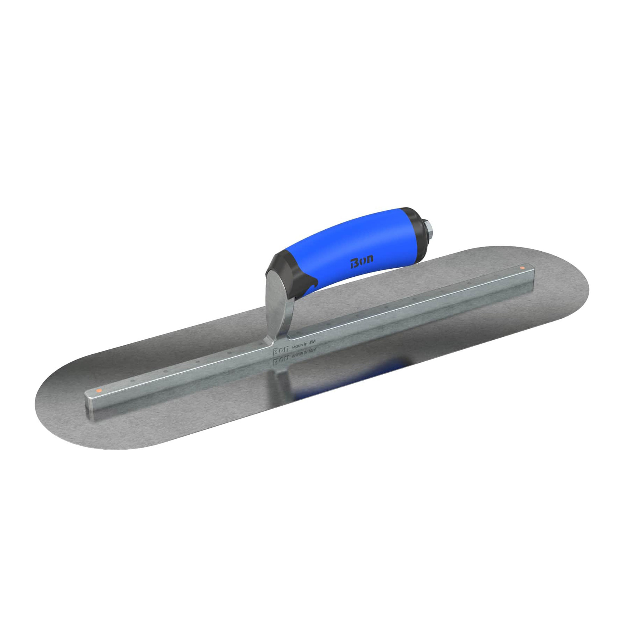 Bon Steel City, Fin. Trowel , Rnd, Carb St, 18 x 5 CFT Grp, L Shk, Blade Material Carbon Steel, Blade Length 18 in, Blade Width 5 in, Model# 67-197