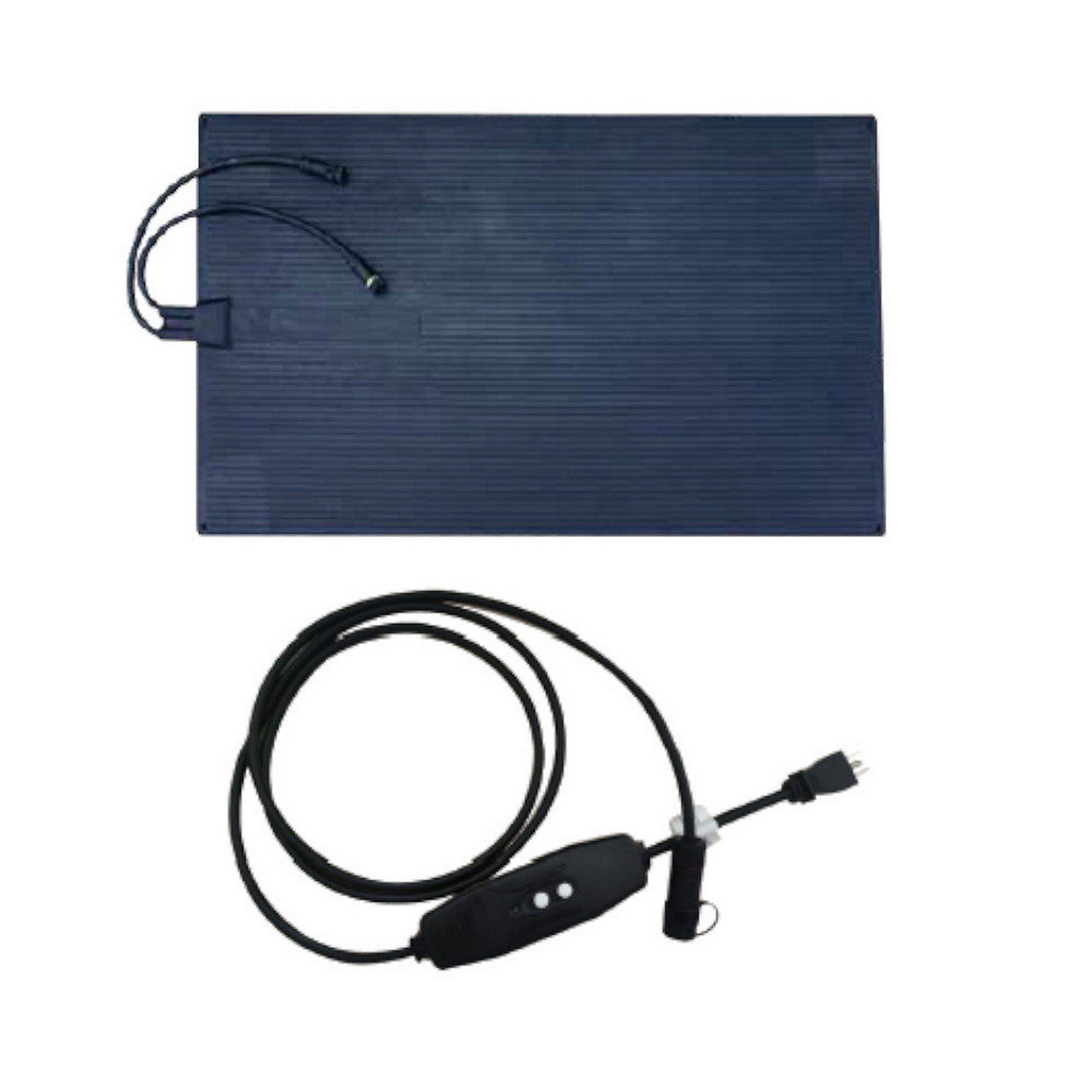 Dr. Infrared Heater, Heated Rubber Snow Melting Mat 10ft. Cable, 300W, Volts 120 Length 23 in, Width 40 in, Model# DR-101