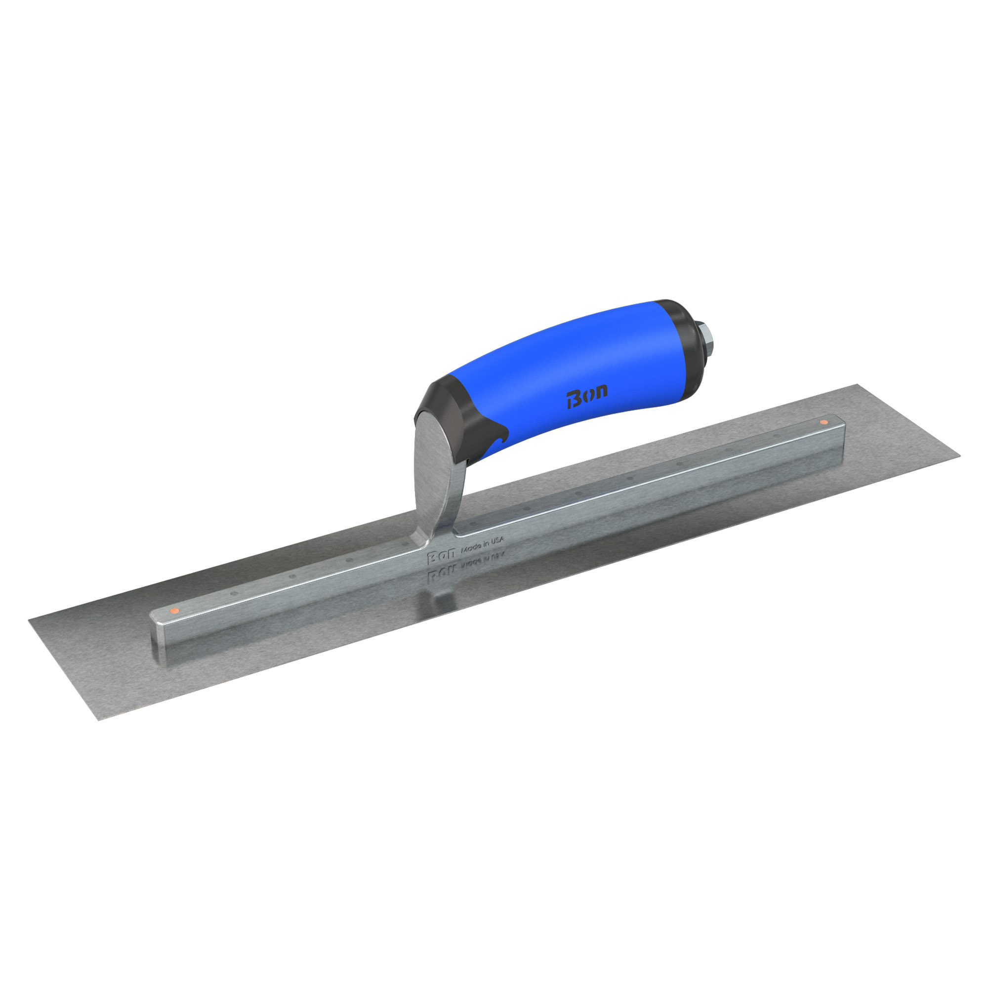 Bon Steel City, Fin. Trowel - Sq. - CarSteel - 16 x 3 - CMFT Grip, Blade Material Carbon Steel, Blade Length 16 in, Blade Width 3 in, Model# 67-233