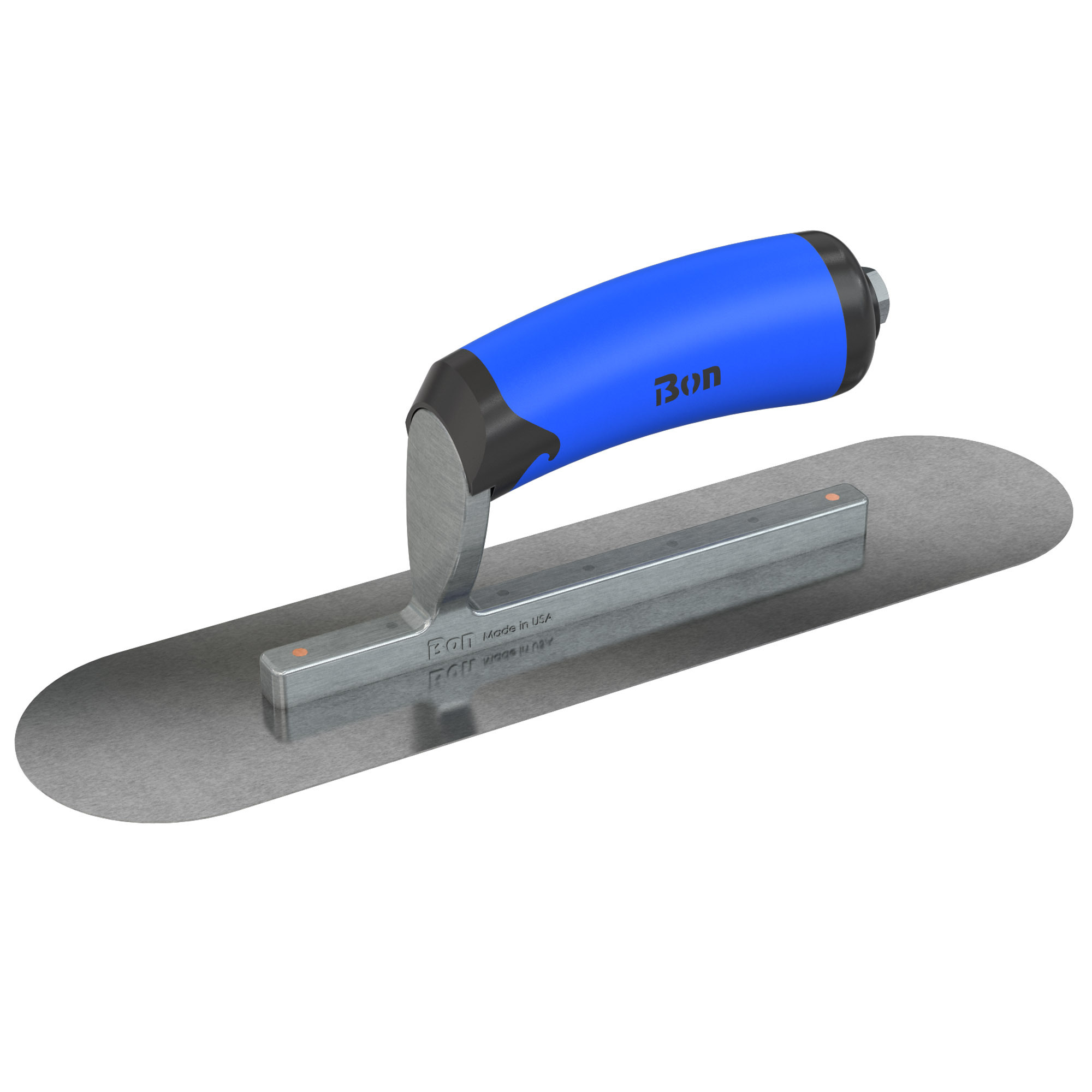 Bon Steel City, Pool Trowel - CarSteel - 12 x 3 - CMFT Grip, Blade Material Carbon Steel, Blade Length 12 in, Blade Width 3 in, Model# 67-204