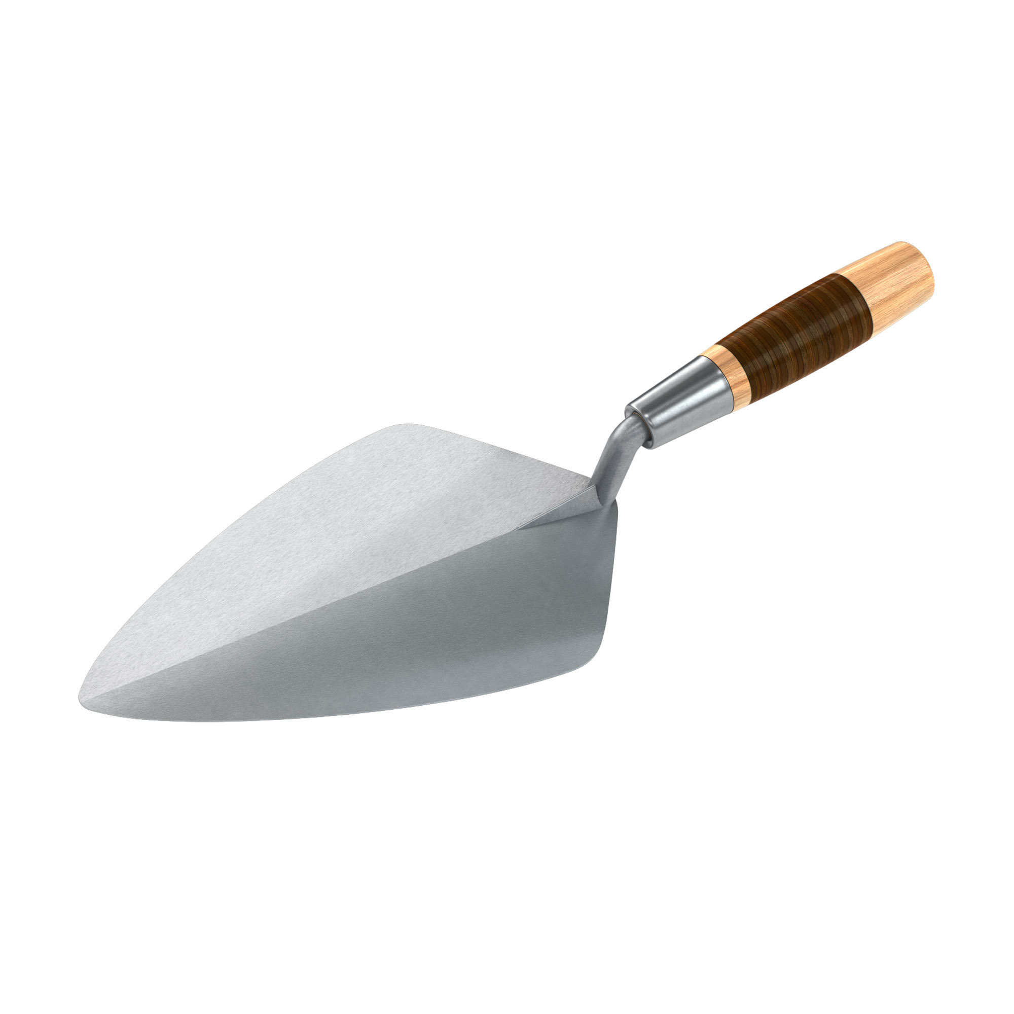 Bon Keystone, Brick Trowel Forged 10in. Wide LDN Leather HDL, Model# 72-605