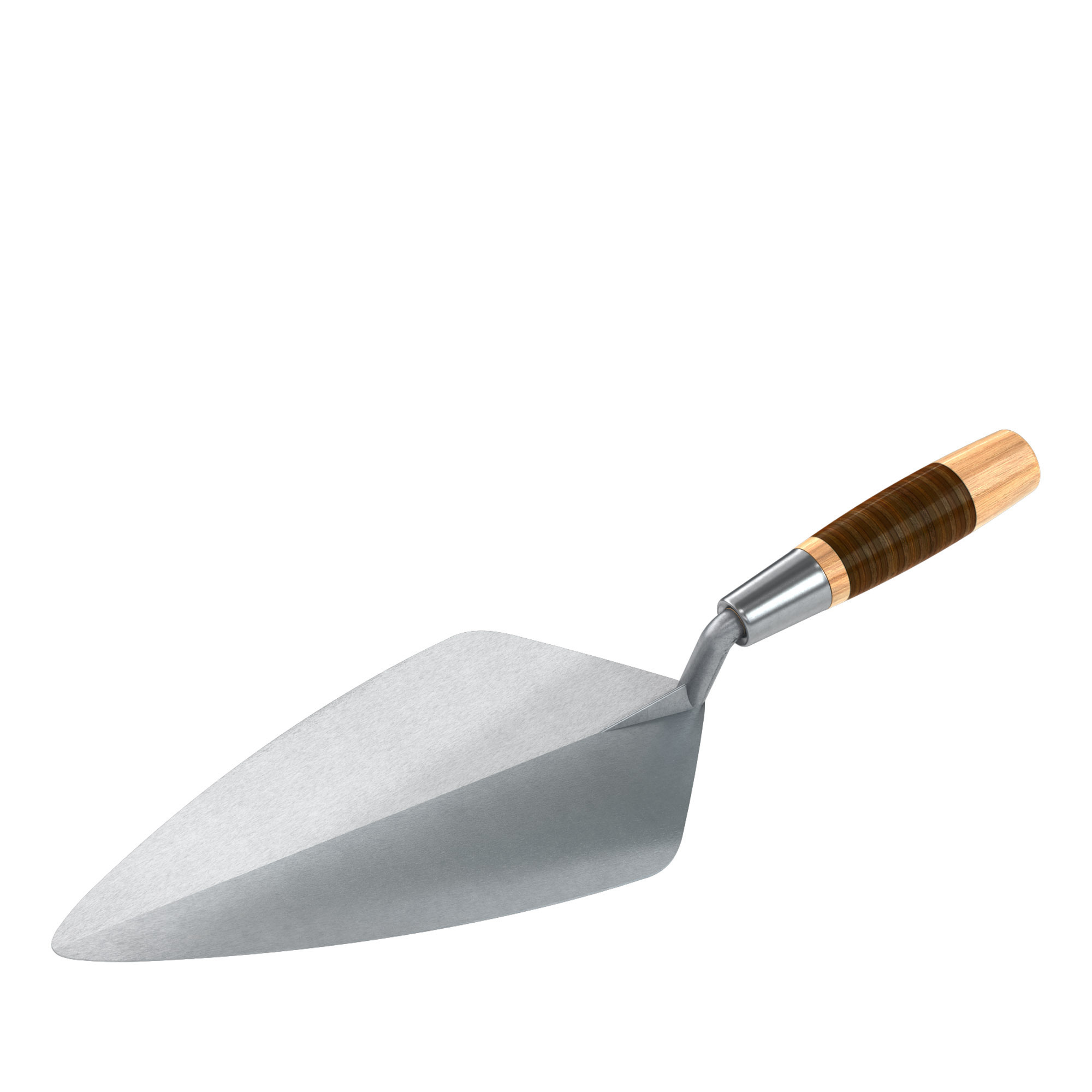 Bon Keystone, Brick Trowel Forged 12in. Narr LDN Leather HDL, Model# 72-575