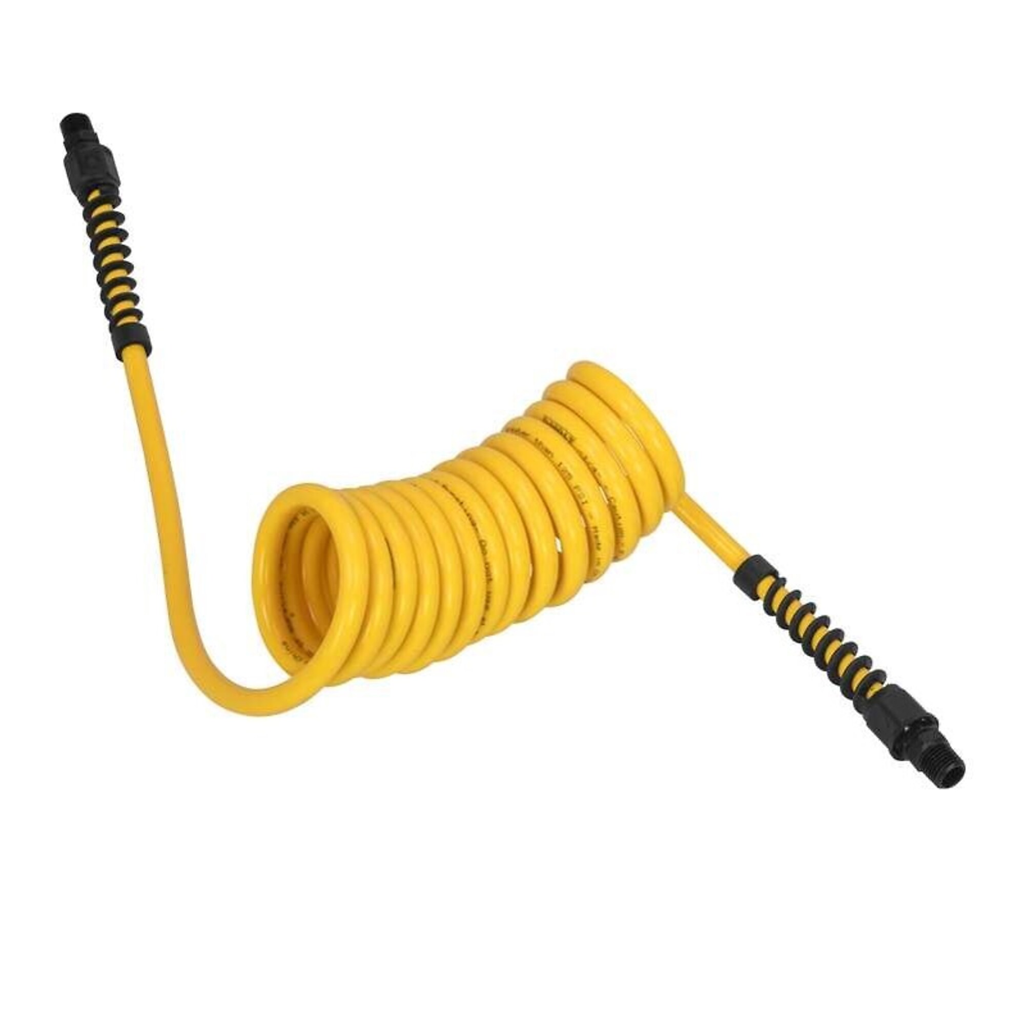 DEWALT, 1/4in.x10ft. Poly Coil Air Hose, Hose Diameter 1/4 in, Hose Length 10 ft, Model# DXCM012-0228