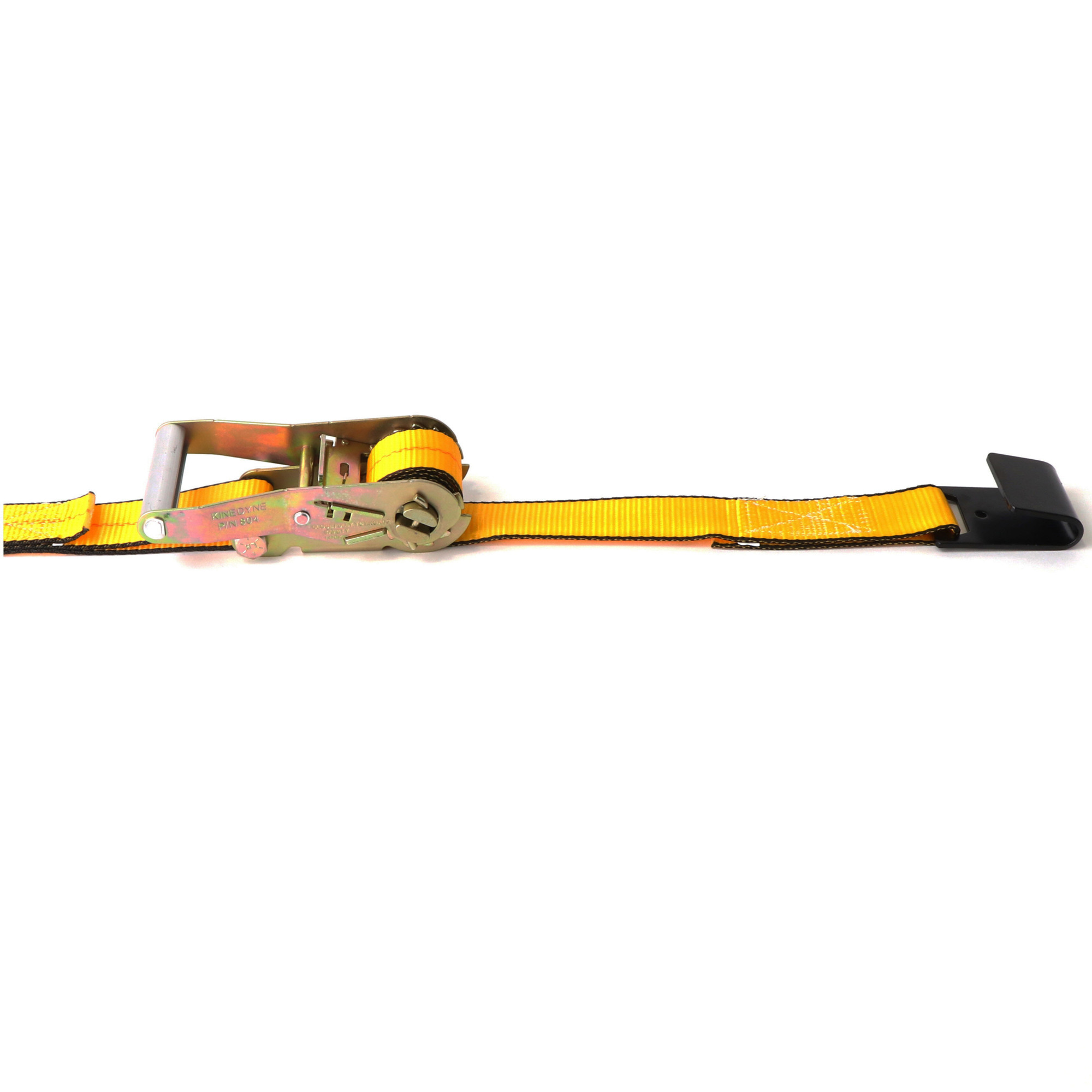 Kinedyne Ratchet Strap with Flat Hook, 2in. x 27ft., 3335-Lb. Capacity, Model# 512720