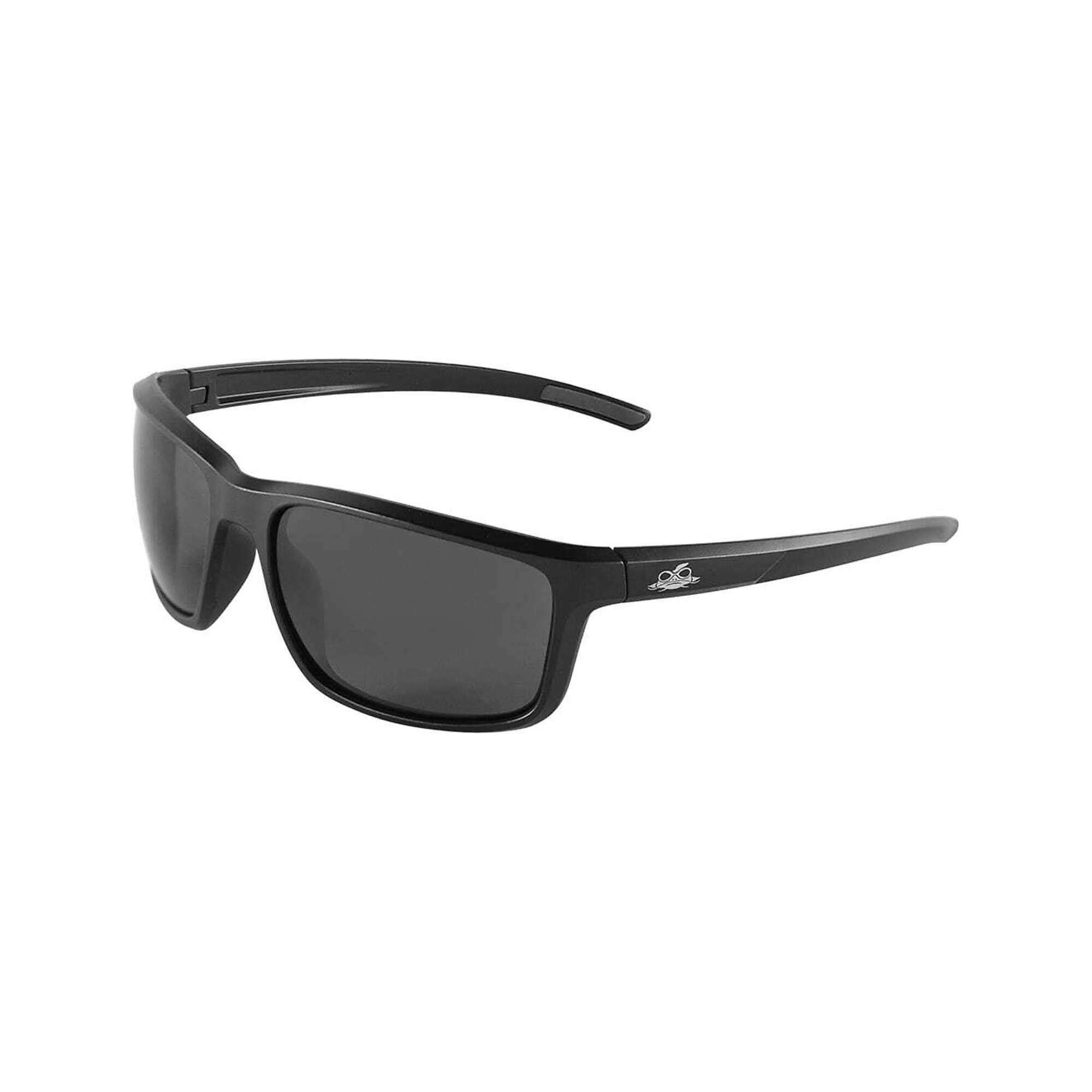 Bullhead Safety Pompano™, Smoke AF Lens, Matte Black Frame Safety Glasses - 12 Pairs, Frame Color Matte Black, Lens Color Smoke/Gray, ANSI Z87 Compliant, Model# BH2763AF
