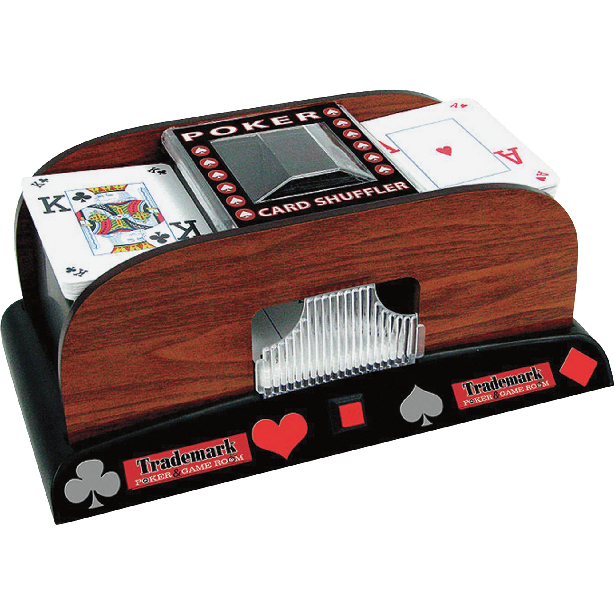 wooden card shuffler