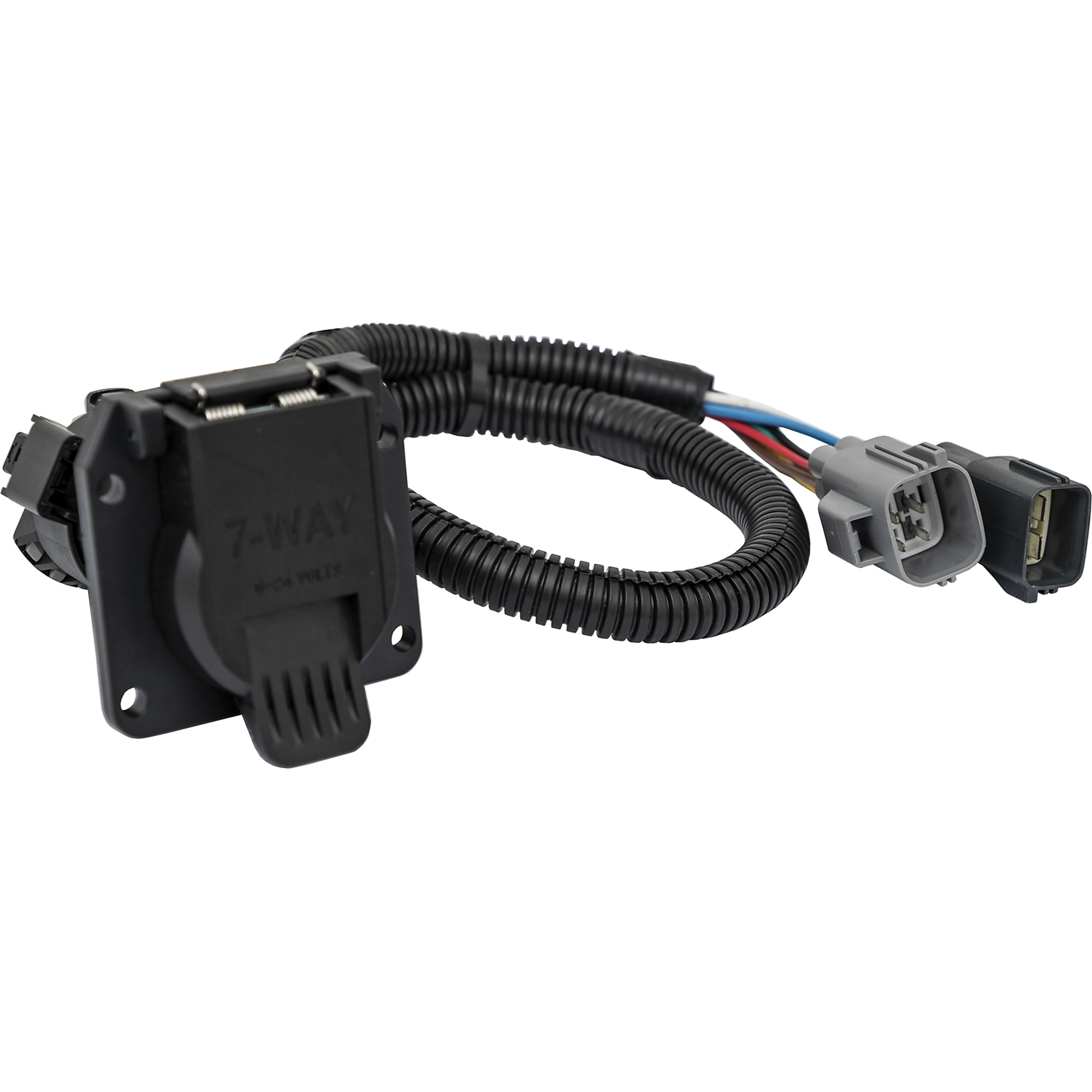 Buyers Products, 7-Way RV Blade Output Trailer Connector, Connection Location Vehicle Side, Model# TC1775P