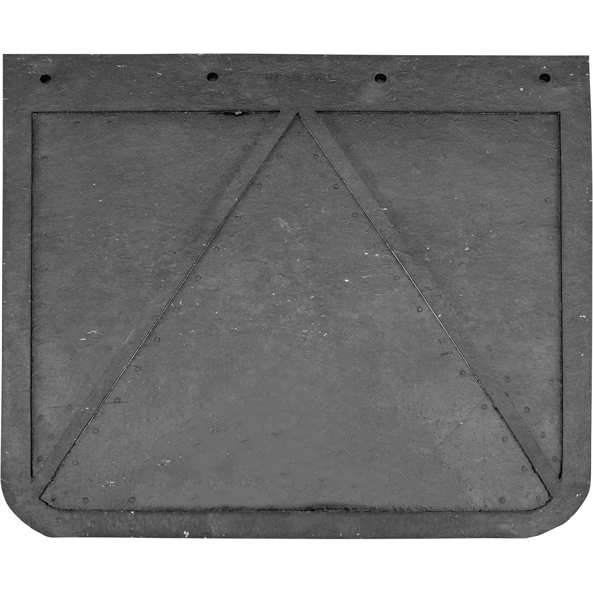 Buyers Products, Heavy Duty Black Rubber Mudflaps 20x18in., Material Rubber, Model# B2018LSP