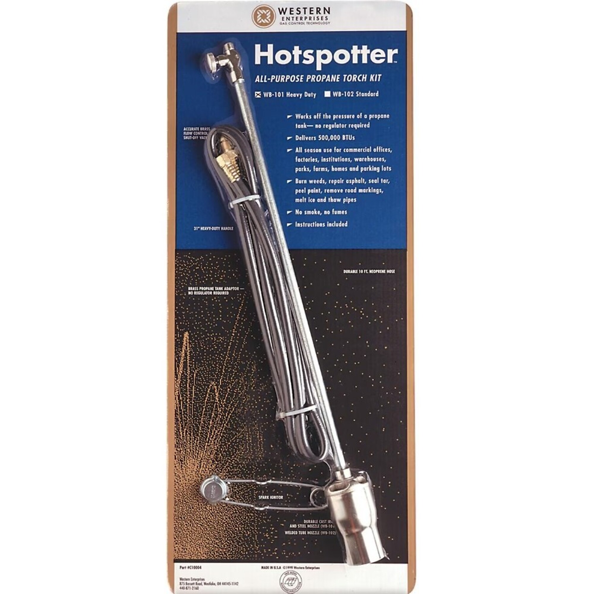 Western Enterprises, HOTSPOTTER HEAVY DUTY, Model# WESWB101