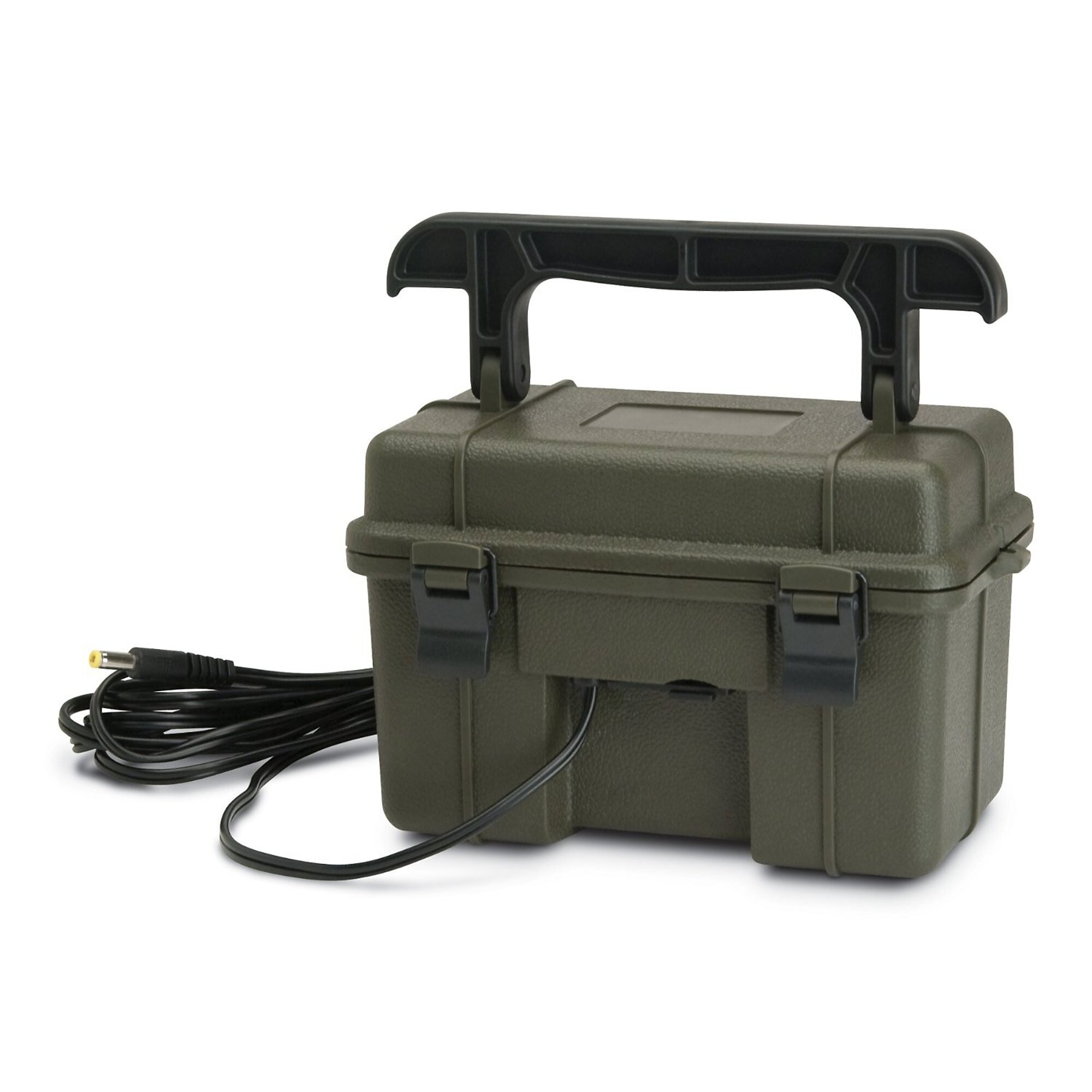 Stealth Cam 12V External Power Pack - Sealed Lead Acid Battery, Built-In AC Charger, Weatherproof, Black, Model# STC-12VBB