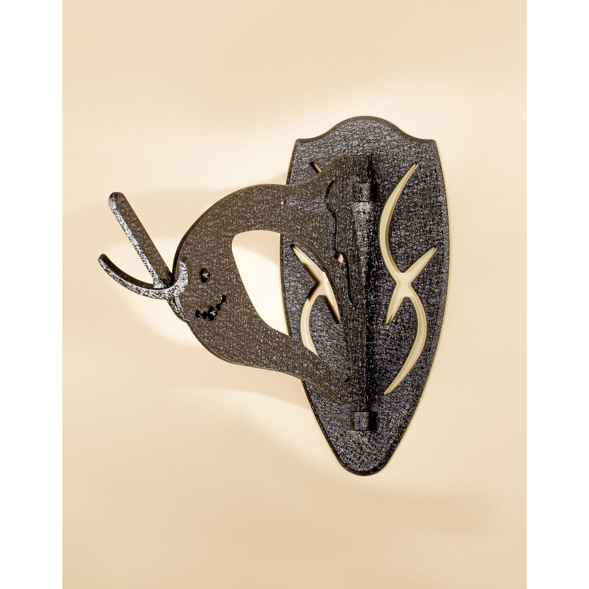 Skull Hooker, Big Hooker Black Trophy Mount, Color Black, Model# SKH-BH-ASSY-BLK