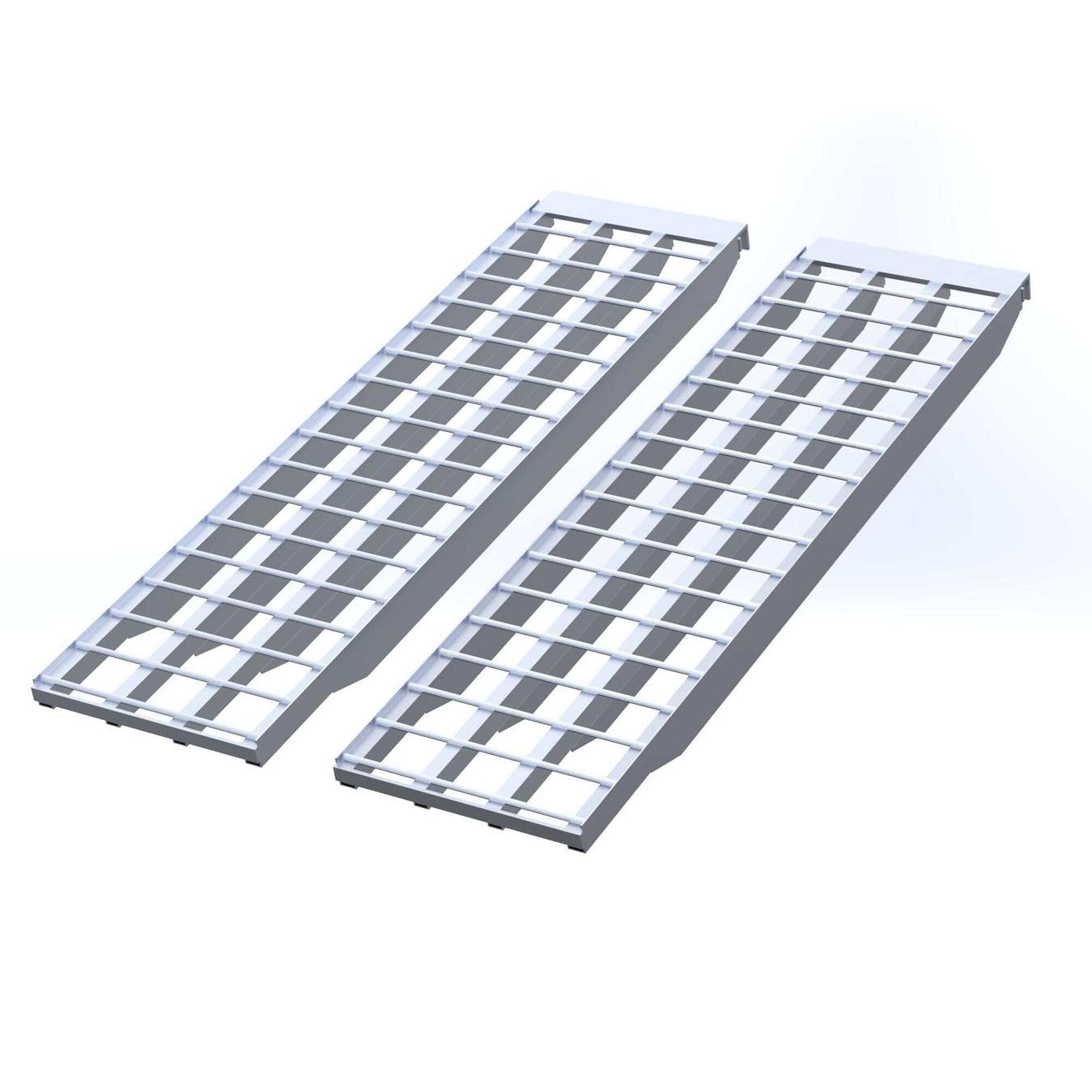 Five Star Manufacturing, Aluminum Straight Ramp Pair 5ft.x16in.10k lb, Capacity 10000 lb, Model# 516SH10