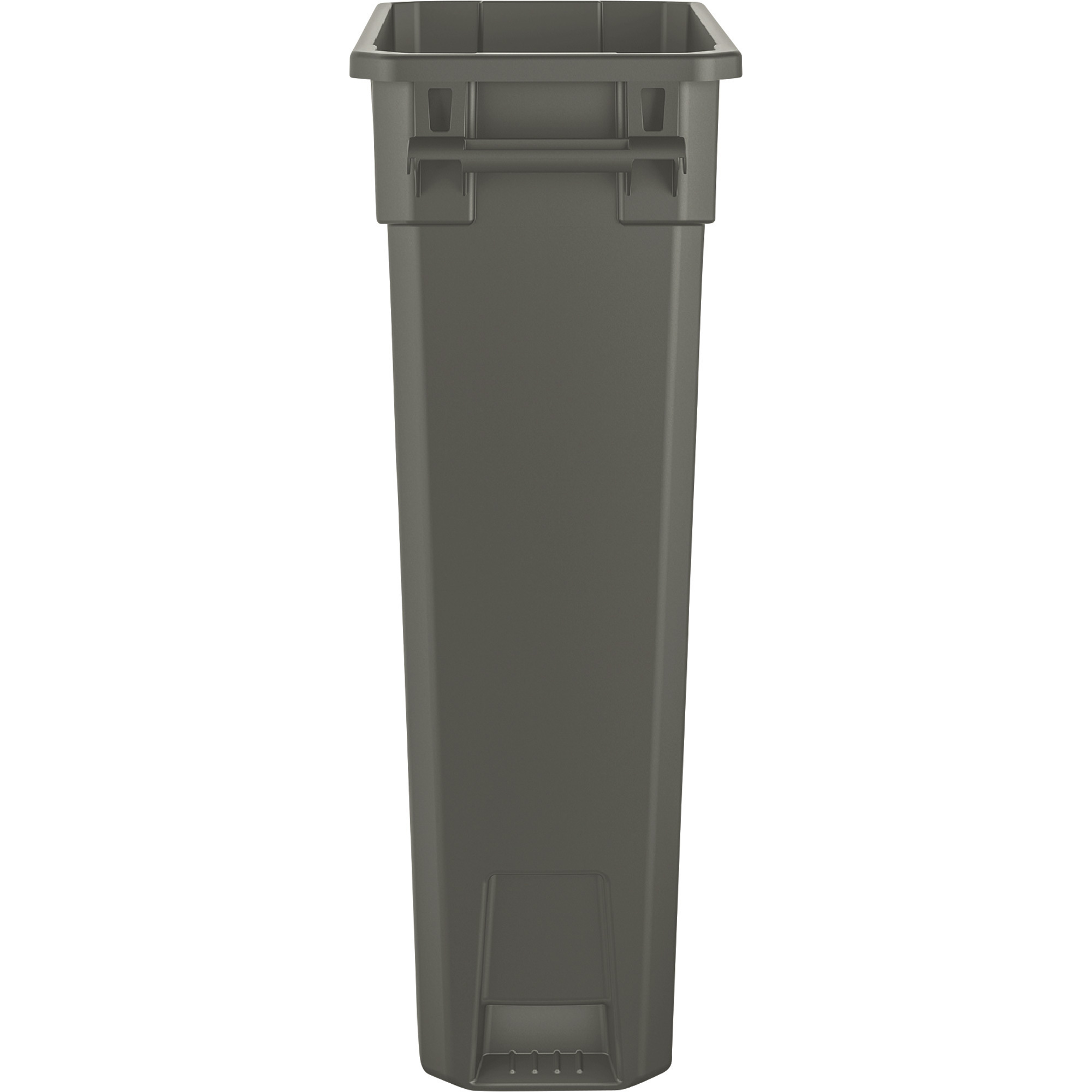 Suncast Slim 23-Gallon Trash Can with Handles, Gray, Model# TCNH2030