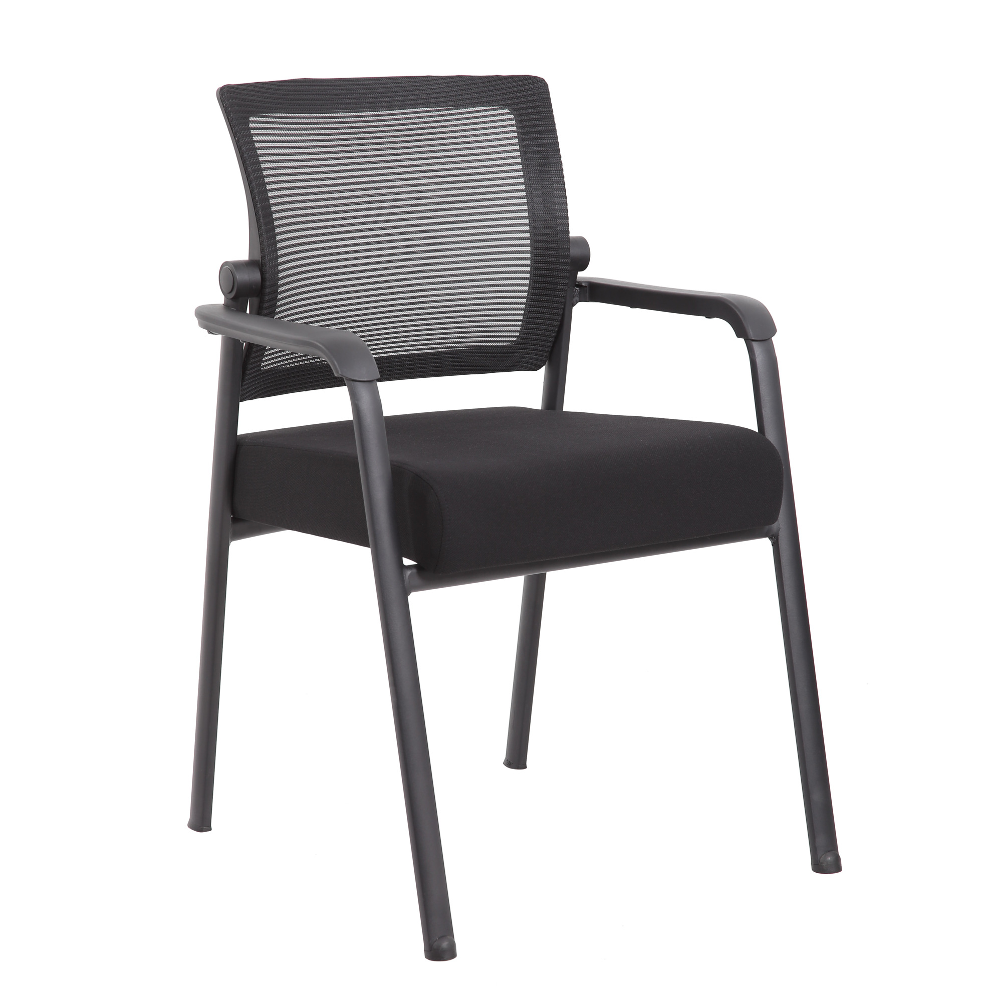Norstar BOSS, Mesh 4-Legged Guest Chair, Included (qty.) 1 Model# B6889-BK