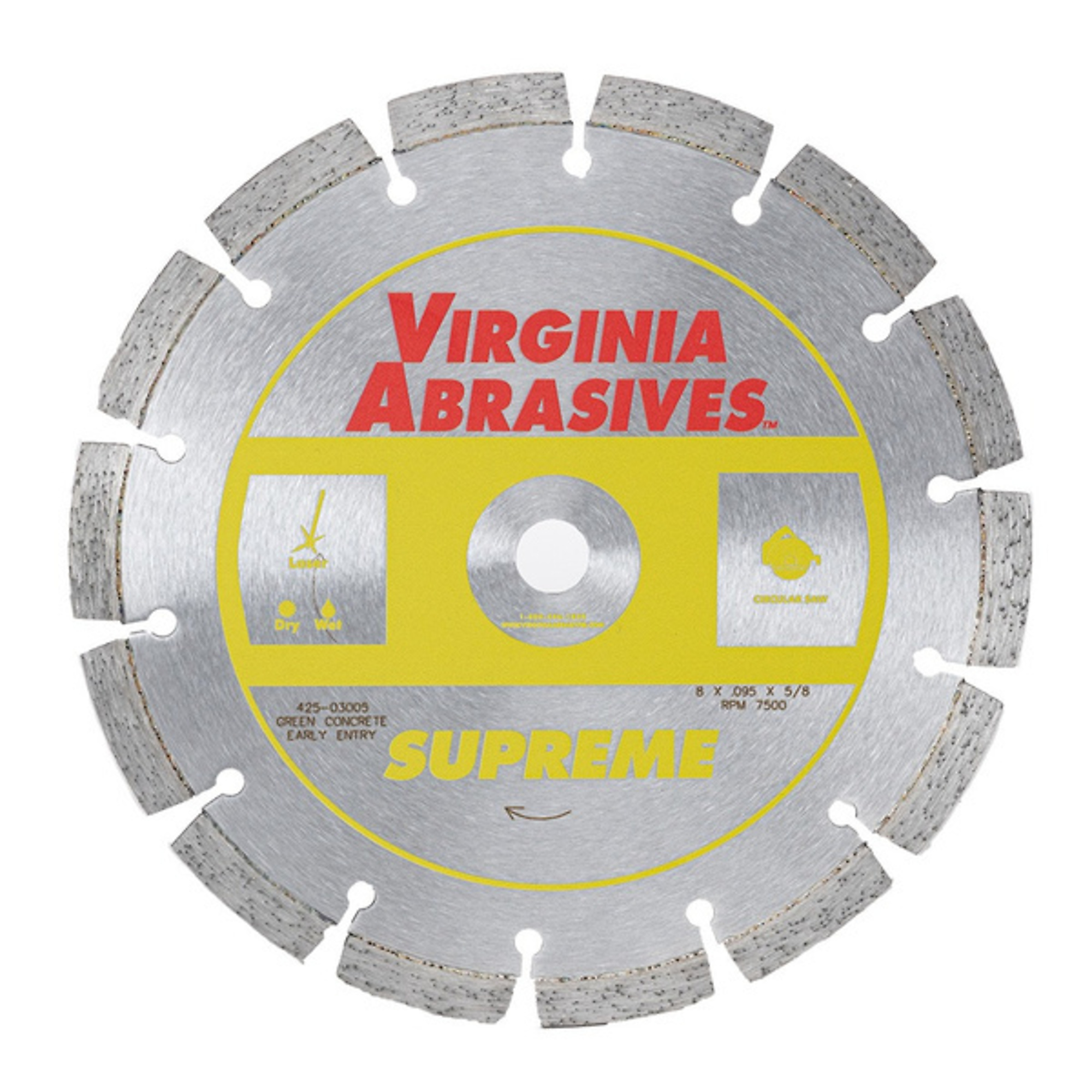 Virginia Abrasives, SAW BLADES, Included (qty.) 20 Model 42504219.VAB