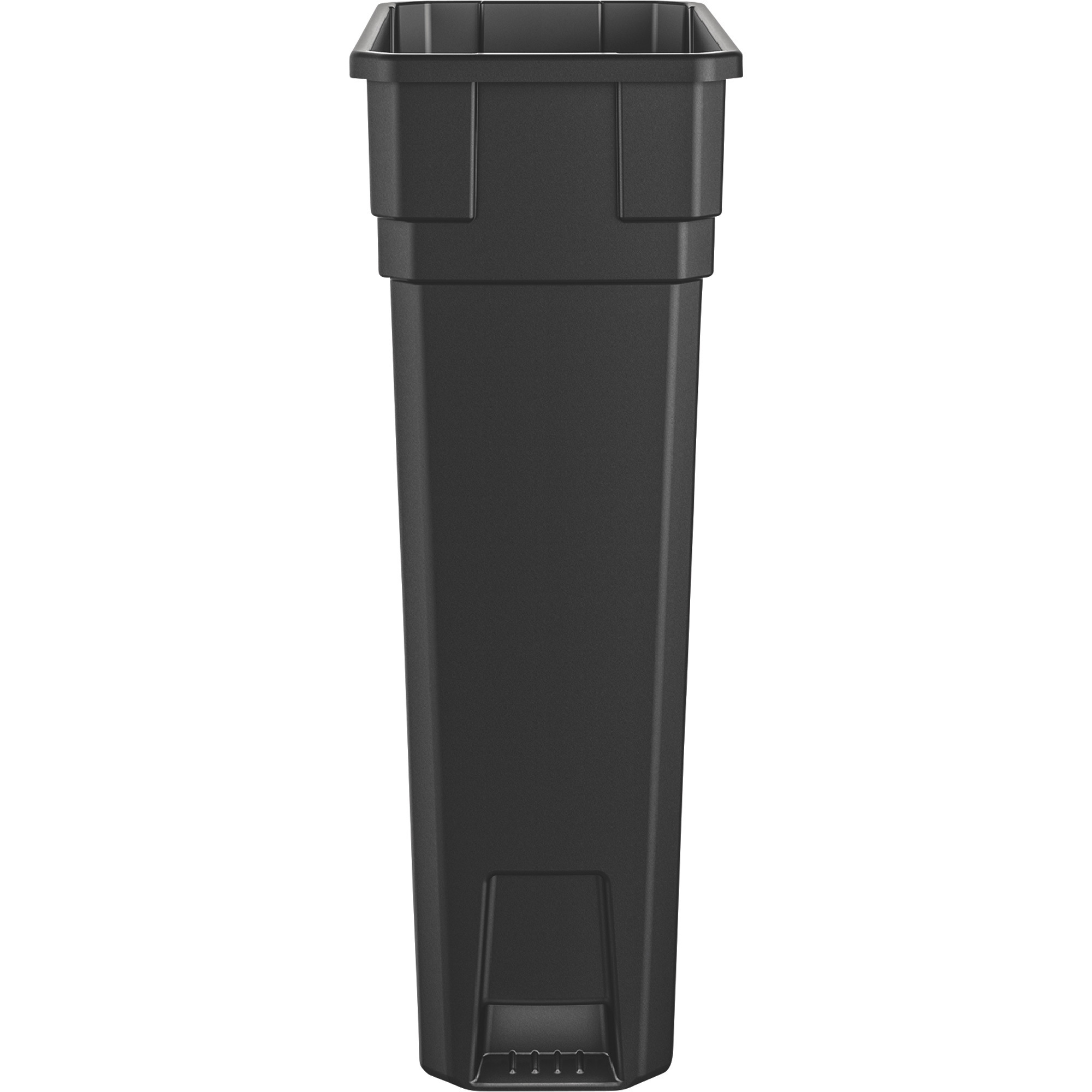 Suncast Slim Trash Can - 23-Gallon, Heavy-Duty Polymer, Black, Model# TCN2030