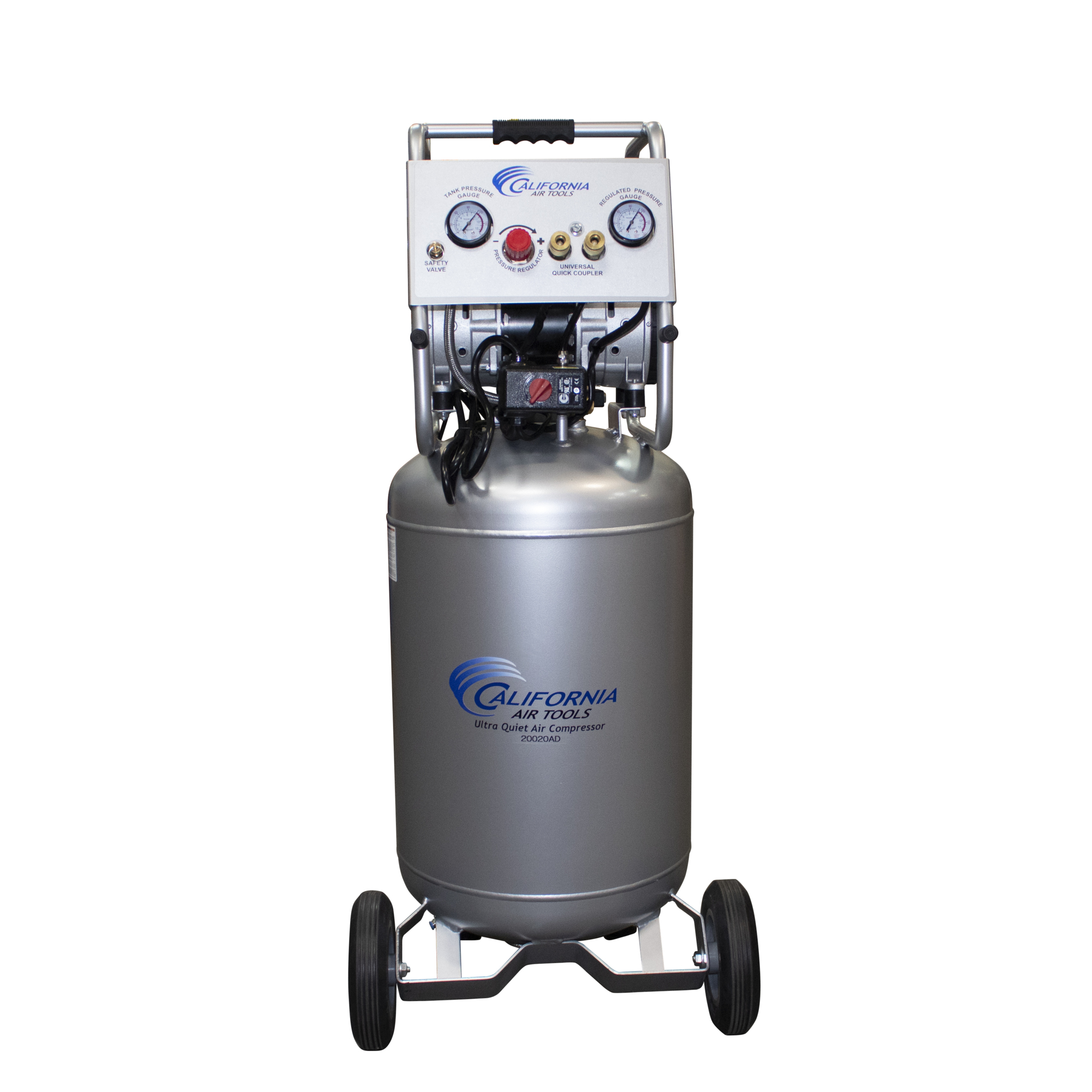 California Air Tools, 20 Gal 2 Hp Compressor Automatic Drain, Horsepower 2 HP, Air Tank Size 20 Gal, Volts 110 Model# 20020AD