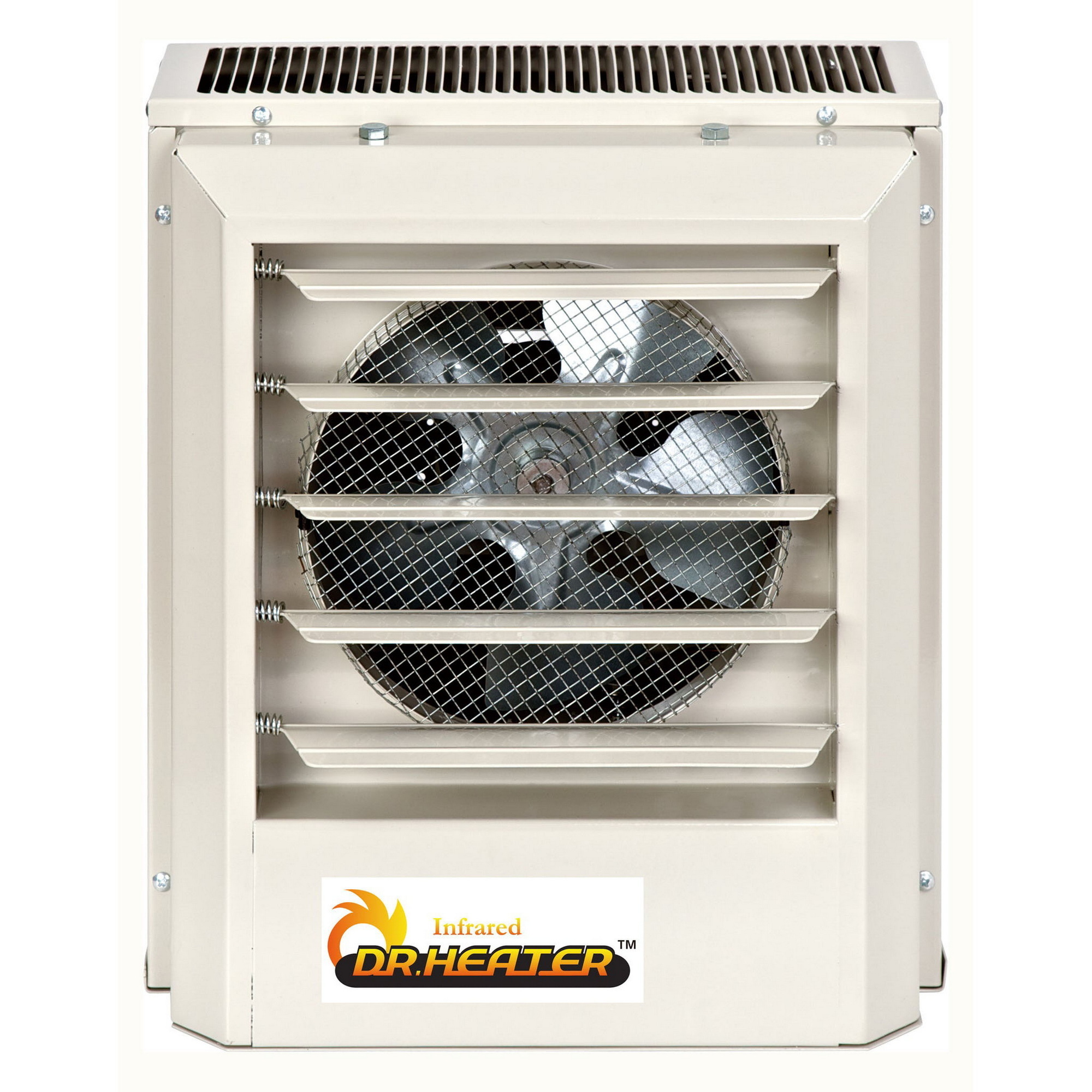 Dr. Infrared Heater, 208V, 3KW, Single Phase Unit Heater, Heat Output 10300 Btu/hour, Heating Capability 300 ft², Model# DR-P130