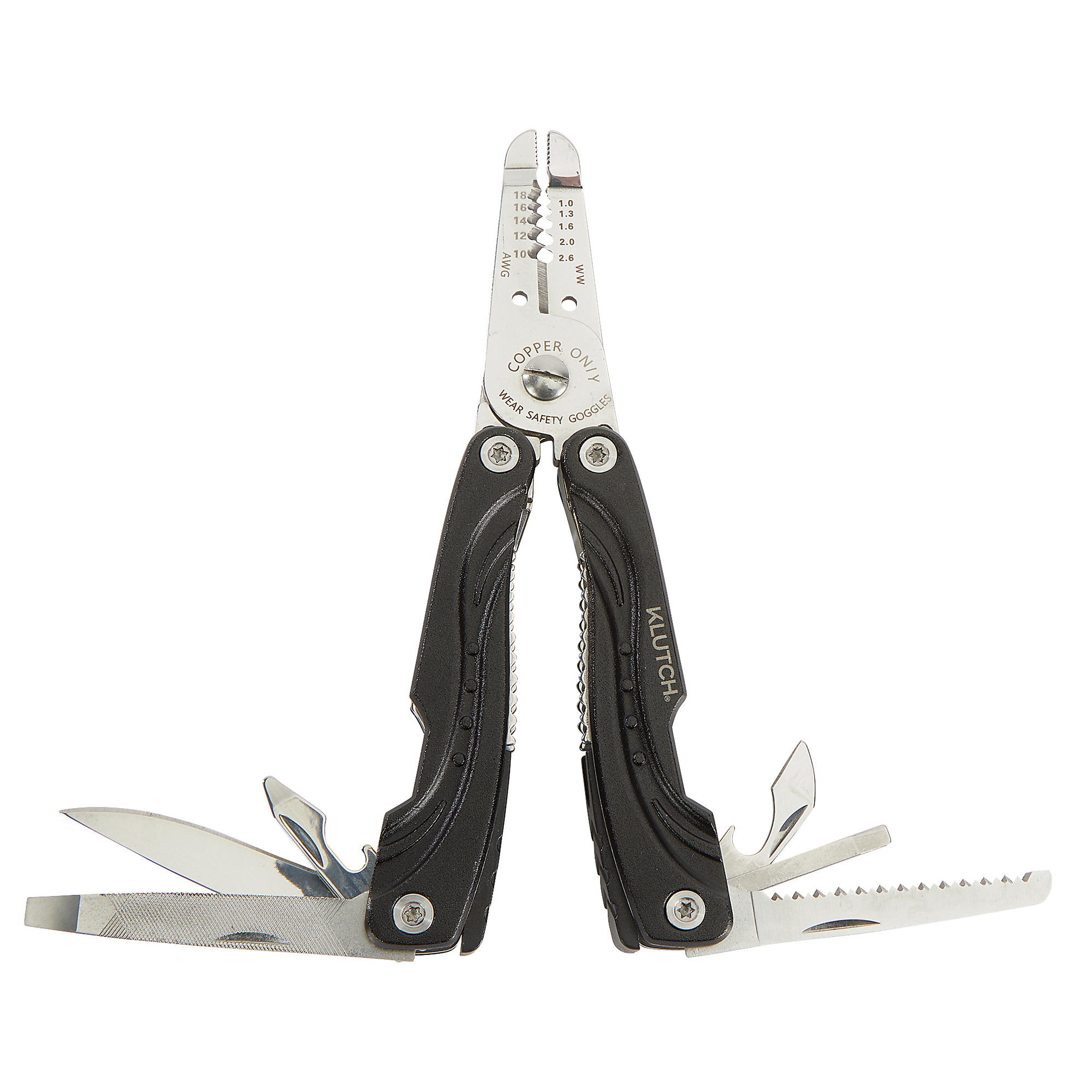 Klutch 12-in-1 Multifunction Tool with Carrying Pouch