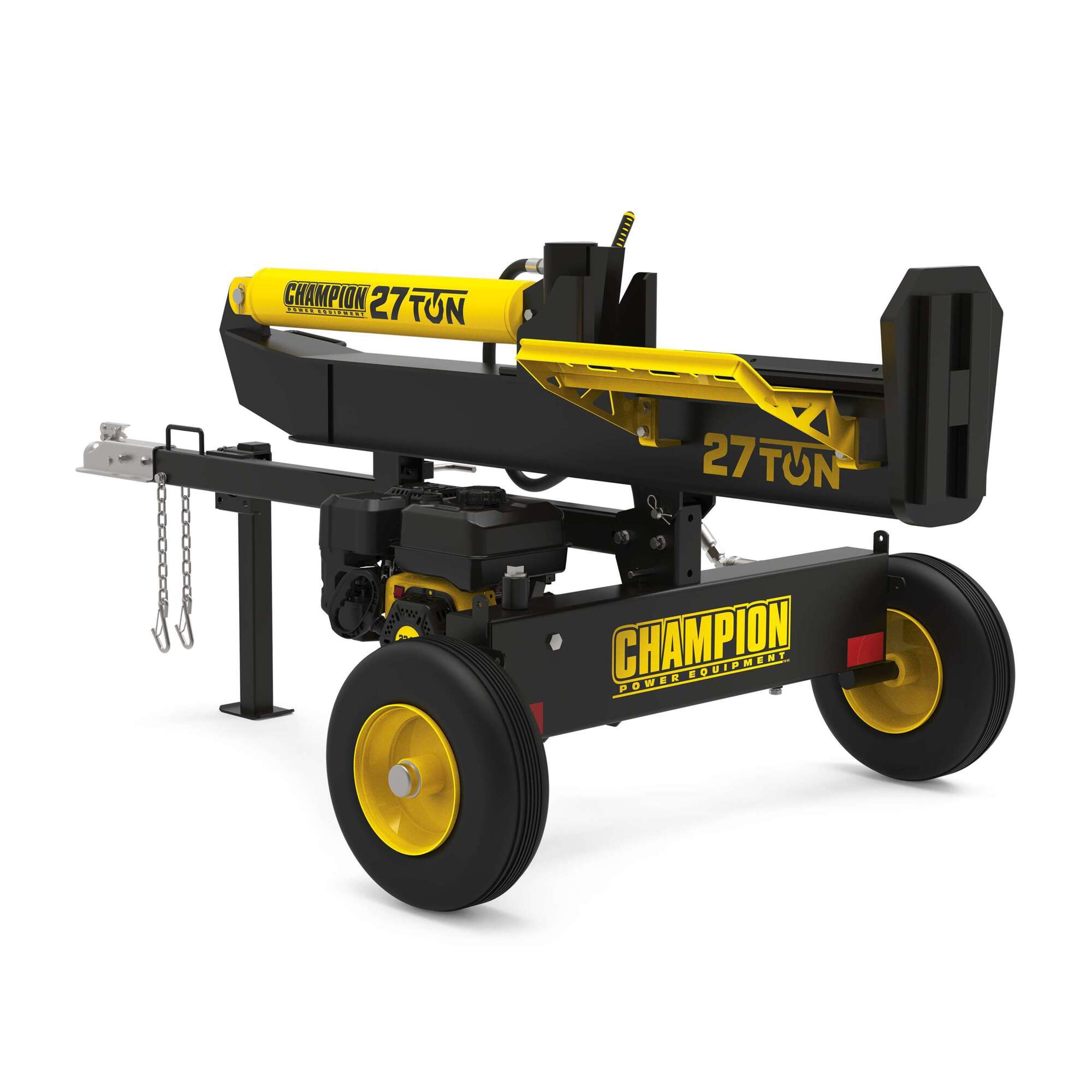 Champion Power Equipment 27-Ton Horizontal/Vertical Log Splitter, 224cc Engine, 24in. Log Capacity, Towable, Model# 201312