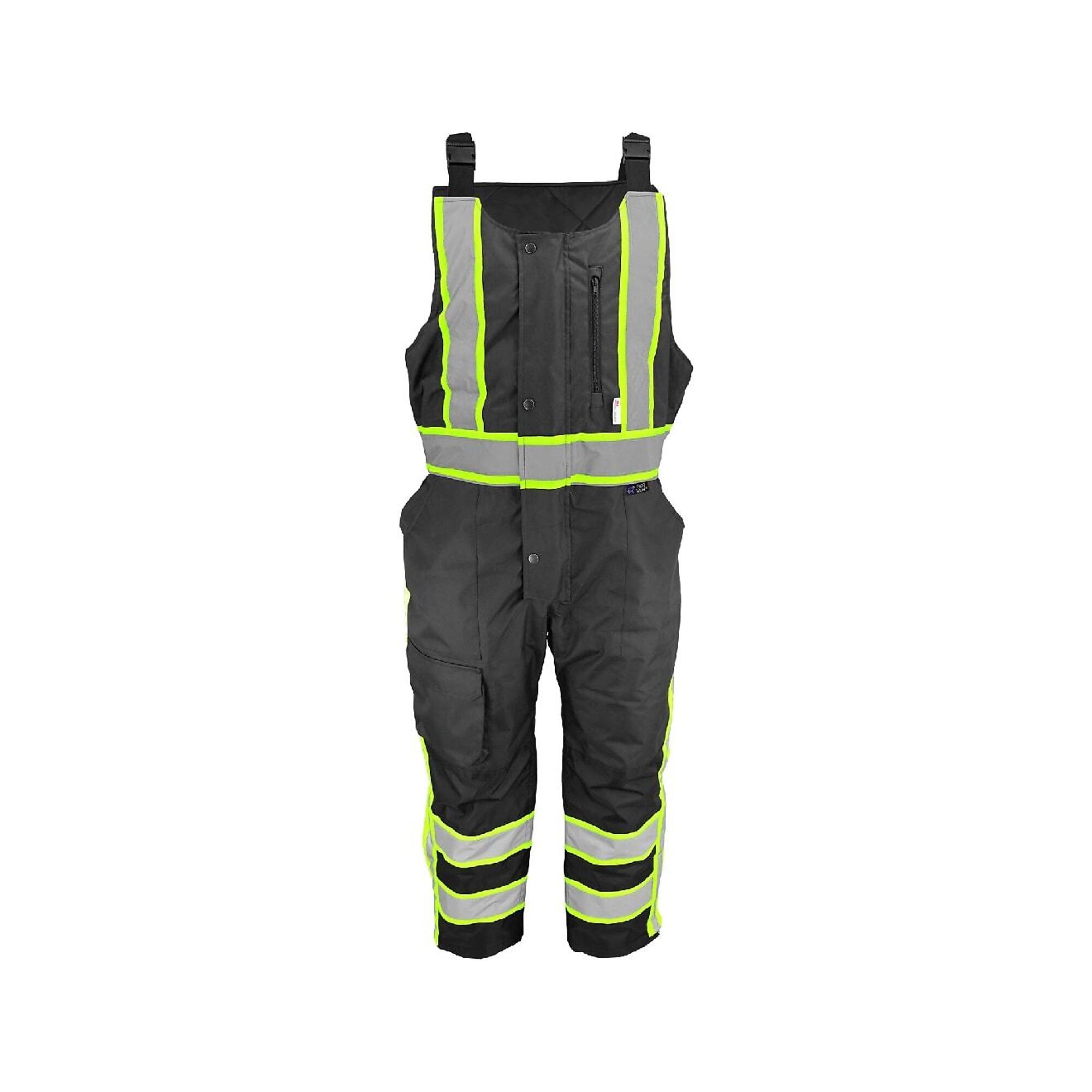 FrogWear Class 1, Type O, Enhanced-Visibility Insulated Winter Bibs