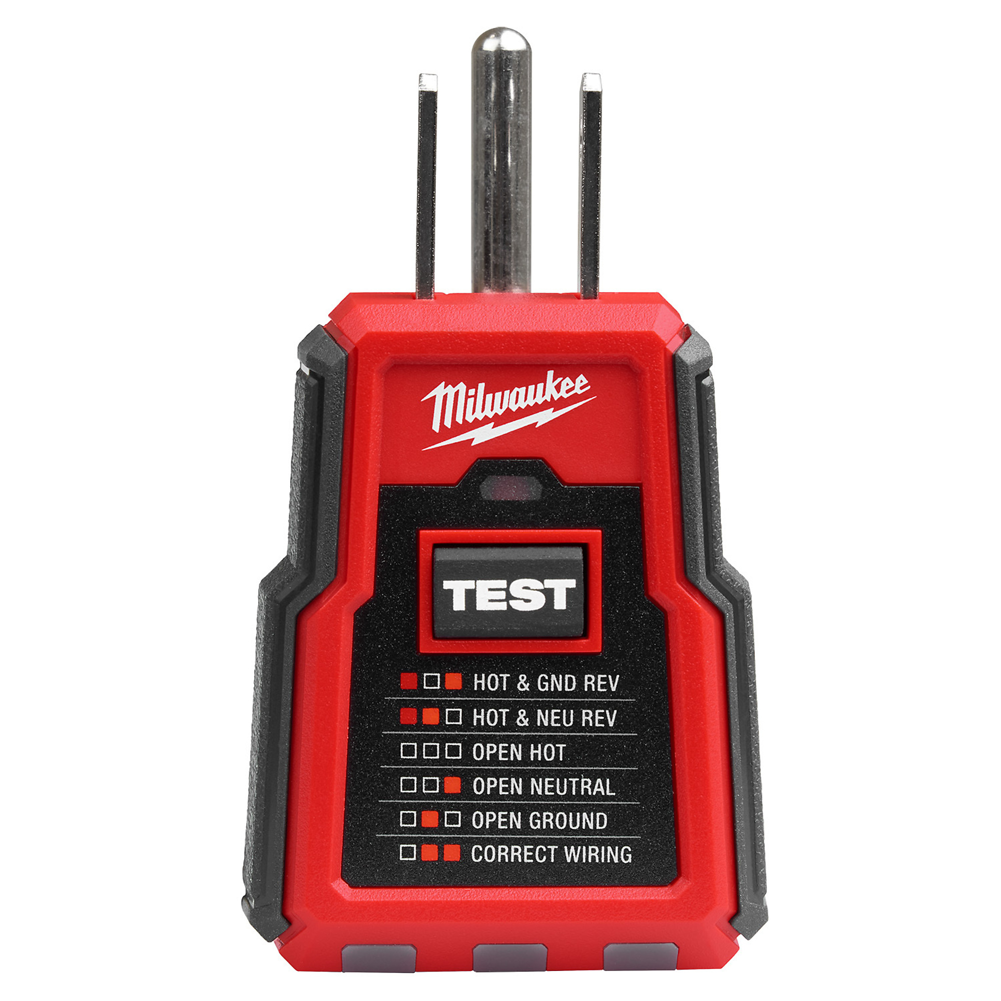 Milwaukee, GFCI Receptacle Tester, Model# 2223-20