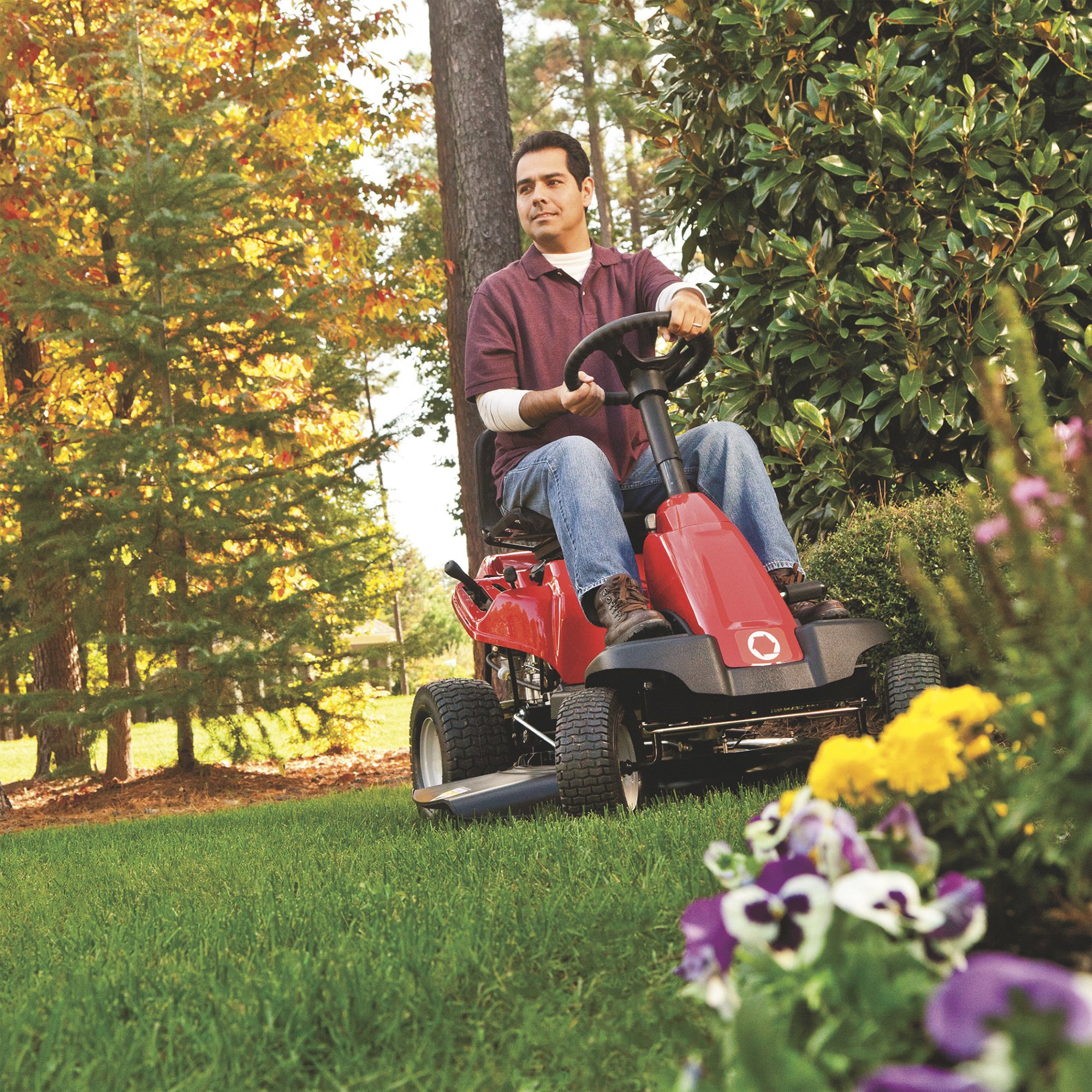 Troy Bilt Neighborhood Rider Riding Lawn Mower — 382cc Troy Bilt