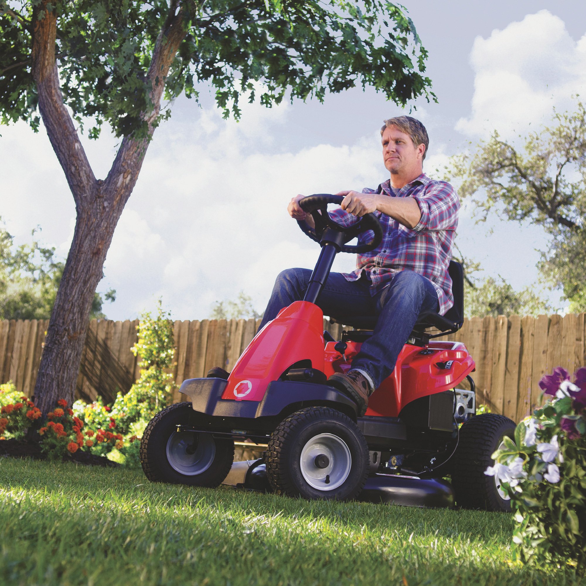 Troy-Bilt Neighborhood Rider Riding Lawn Mower — 382cc Troy-Bilt ...