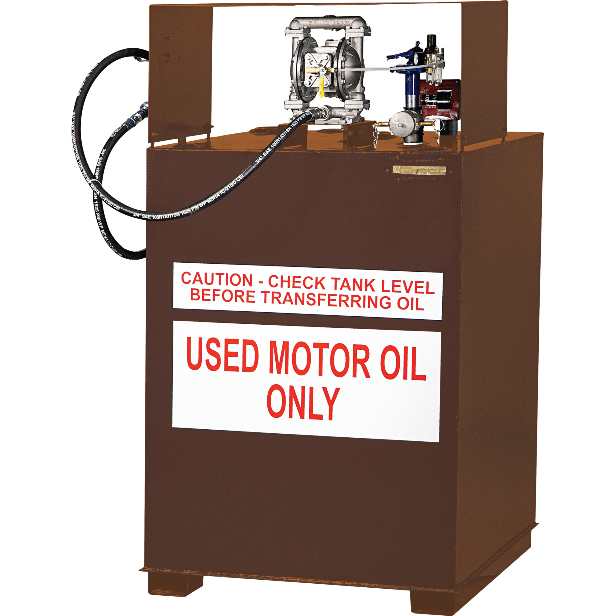 JohnDow Industries, Used Oil Storage System - 245-Gallon/Verticle, Capacity 245 Gal, Shape Rectangle, Model# AGS-245D