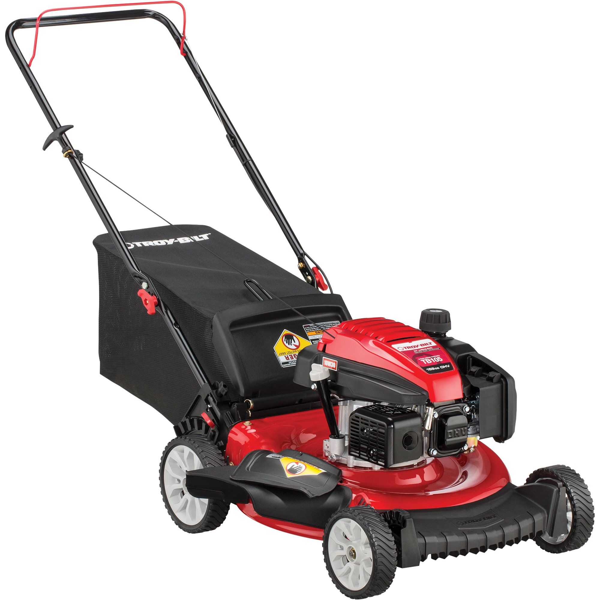 Troy-Bilt Walk-Behind Push Mower — 159cc Troy-Bilt OHV Engine, 21in ...