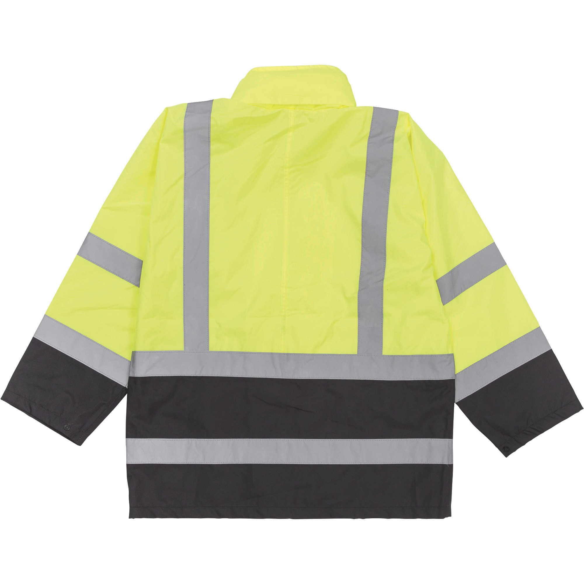 Utility Pro Men's Class 3 High Visibility Waterproof Rain Jacket with ...