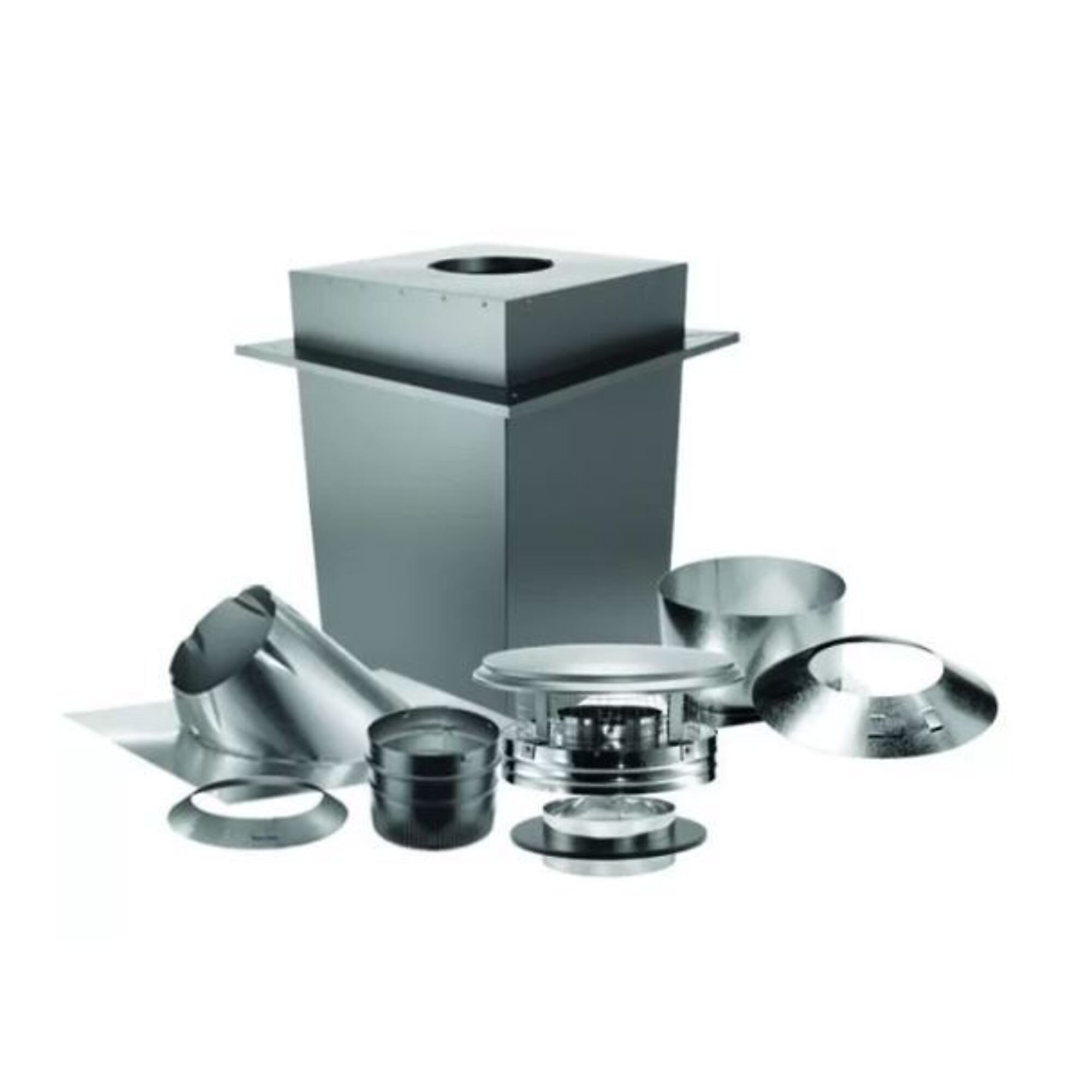 DuraVent, 6in. DURAPLUS BASIC THROUGH THE CEILING KIT, Material Alloy