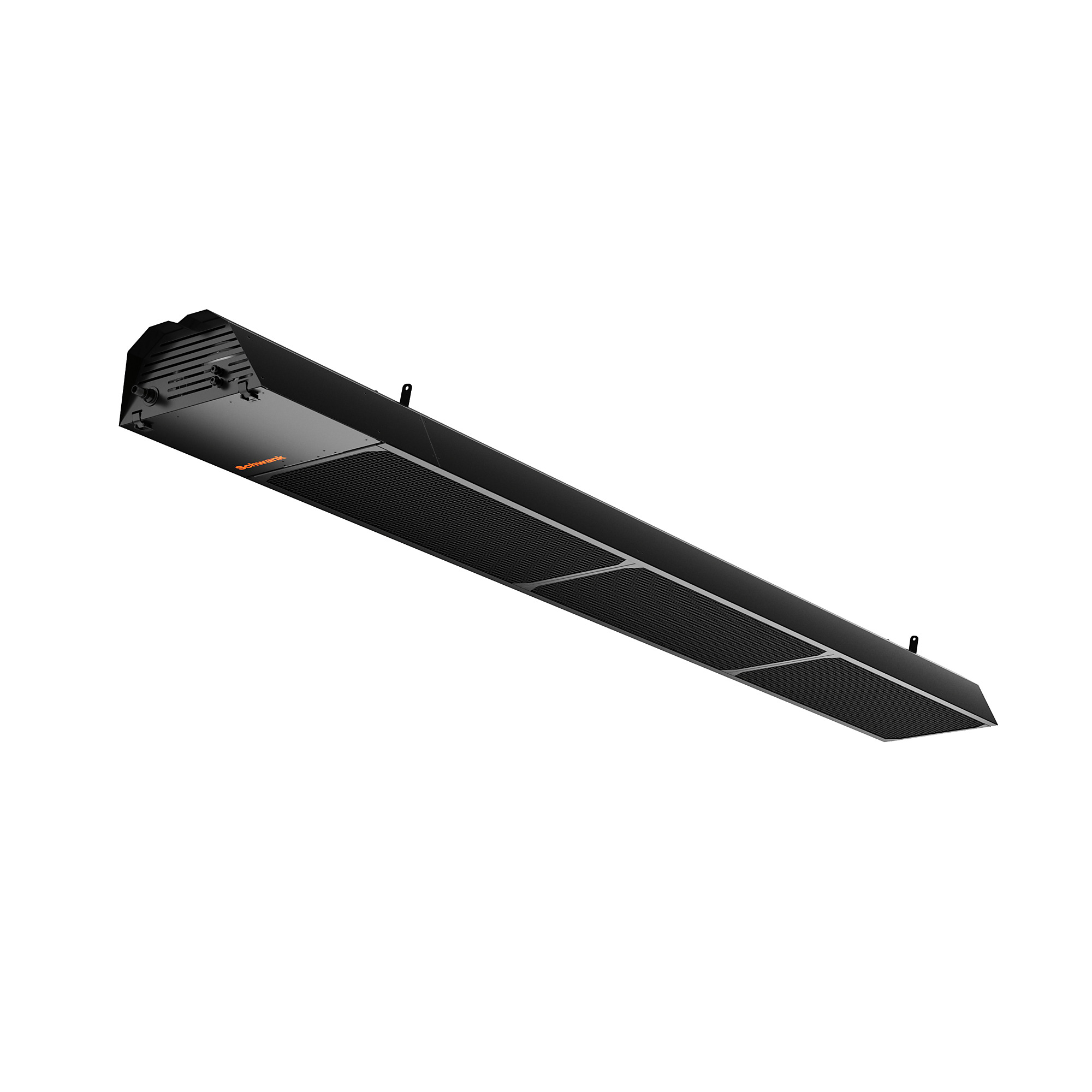 Schwank Outdoor Patio Infrared Heater - Natural Gas, 80,000 BTU, Infrared, 2-Stage, Black, Model# STP-TA08-10-BN