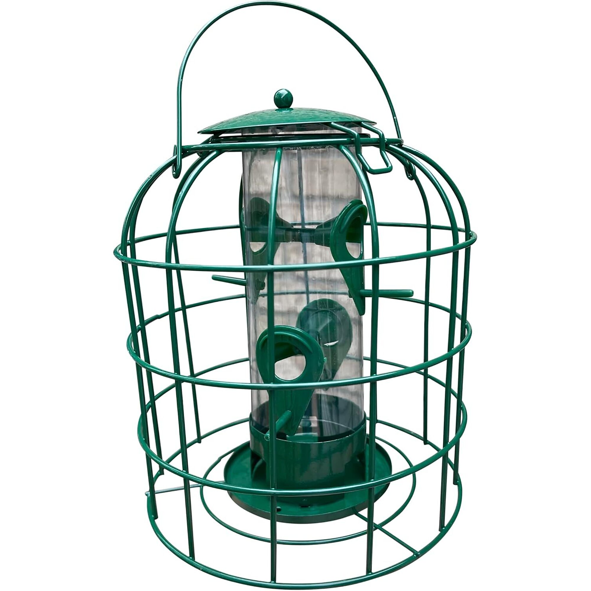 Garden Guru, Squirrel Proof Bird Feeder, Model# CAGEDTUBEBF