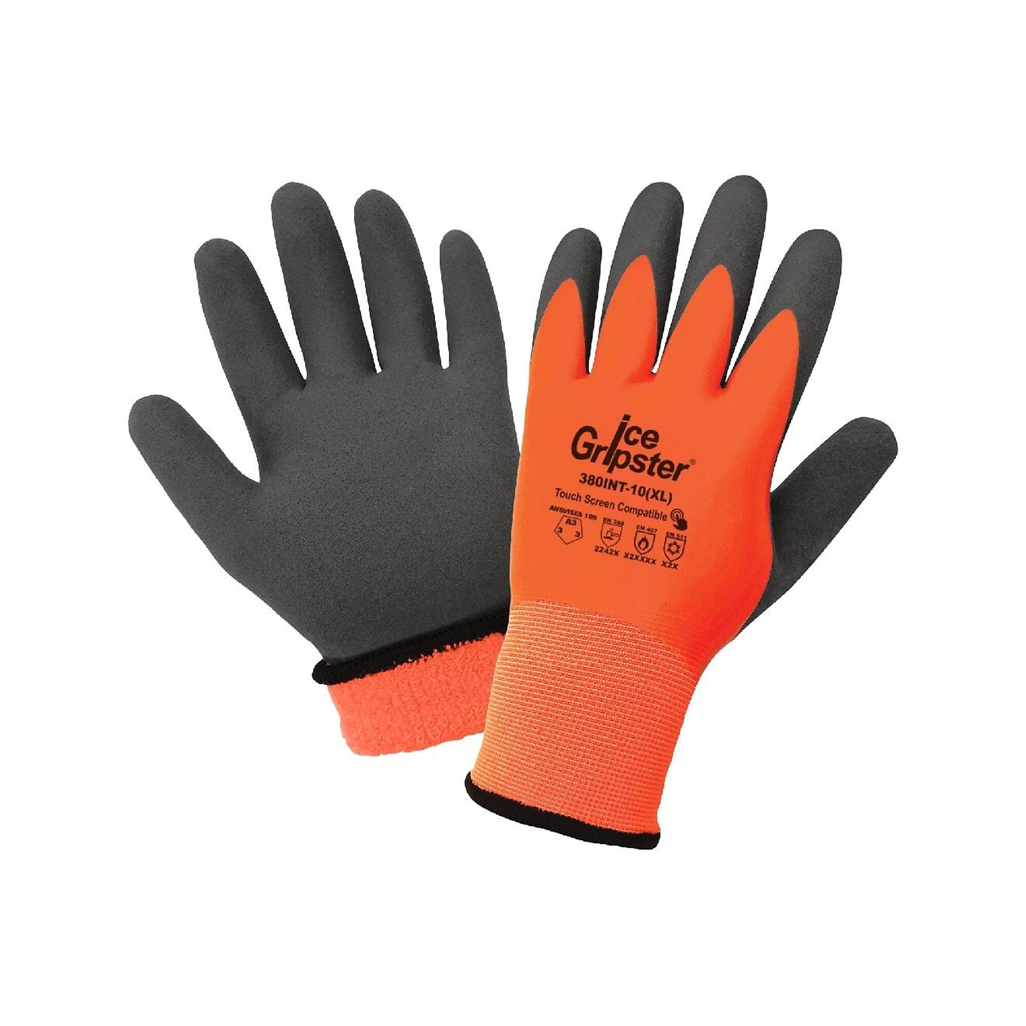 Global Glove HV Insulated Dbl Rubber Coat, A3 Cut Resist Gloves- 12 Pairs